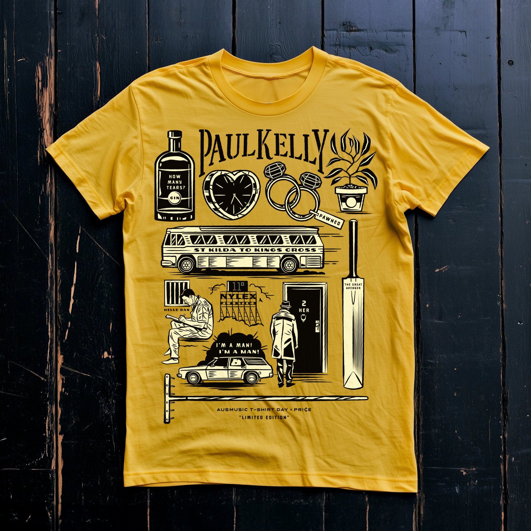 PAUL KELLY T-SHIRT