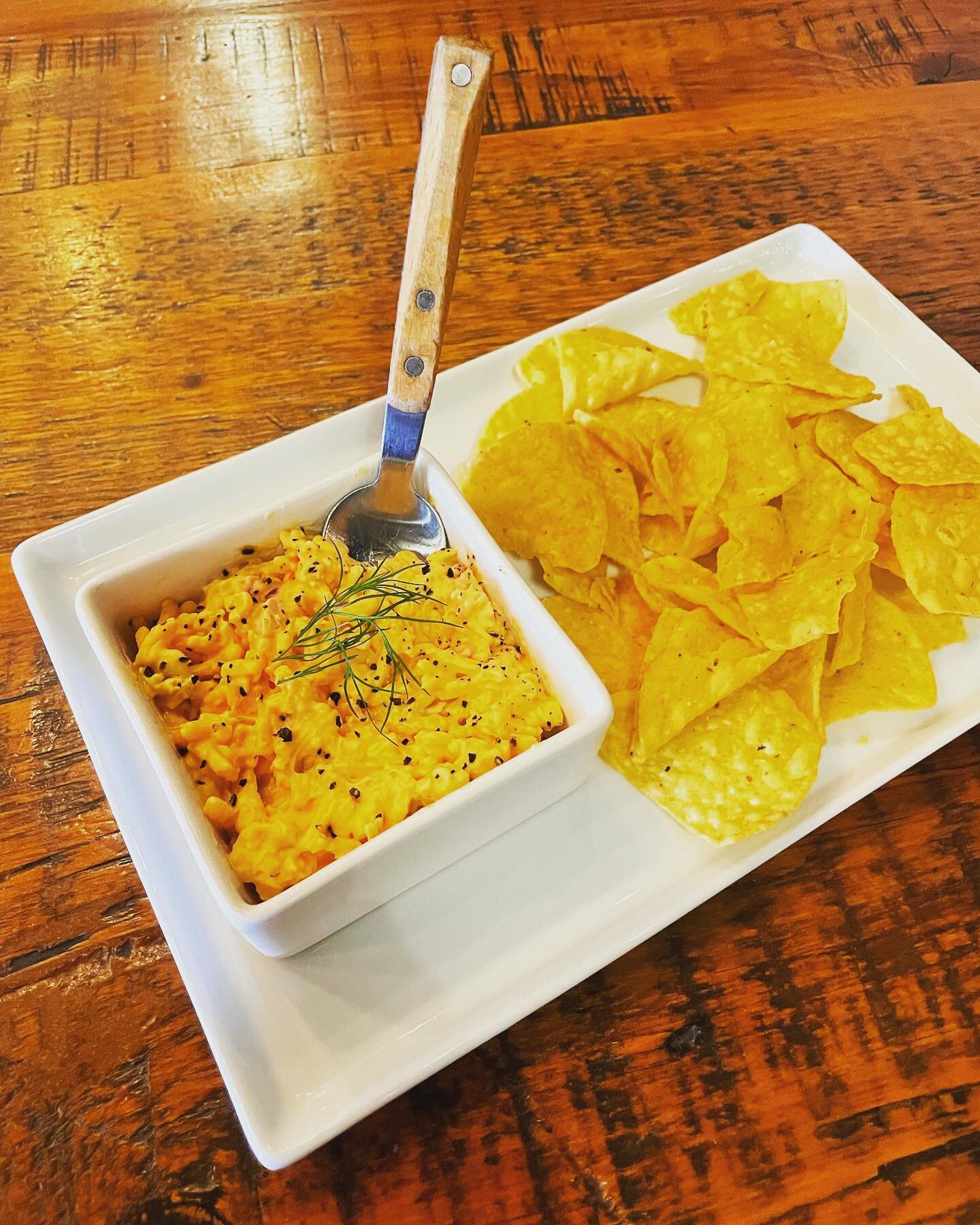 We got some new spreads for ya! This one is Kari&rsquo;s famous Nashville-style Pimento Cheese. 

And we also have a delicious Smoked Salmon spread. 😋