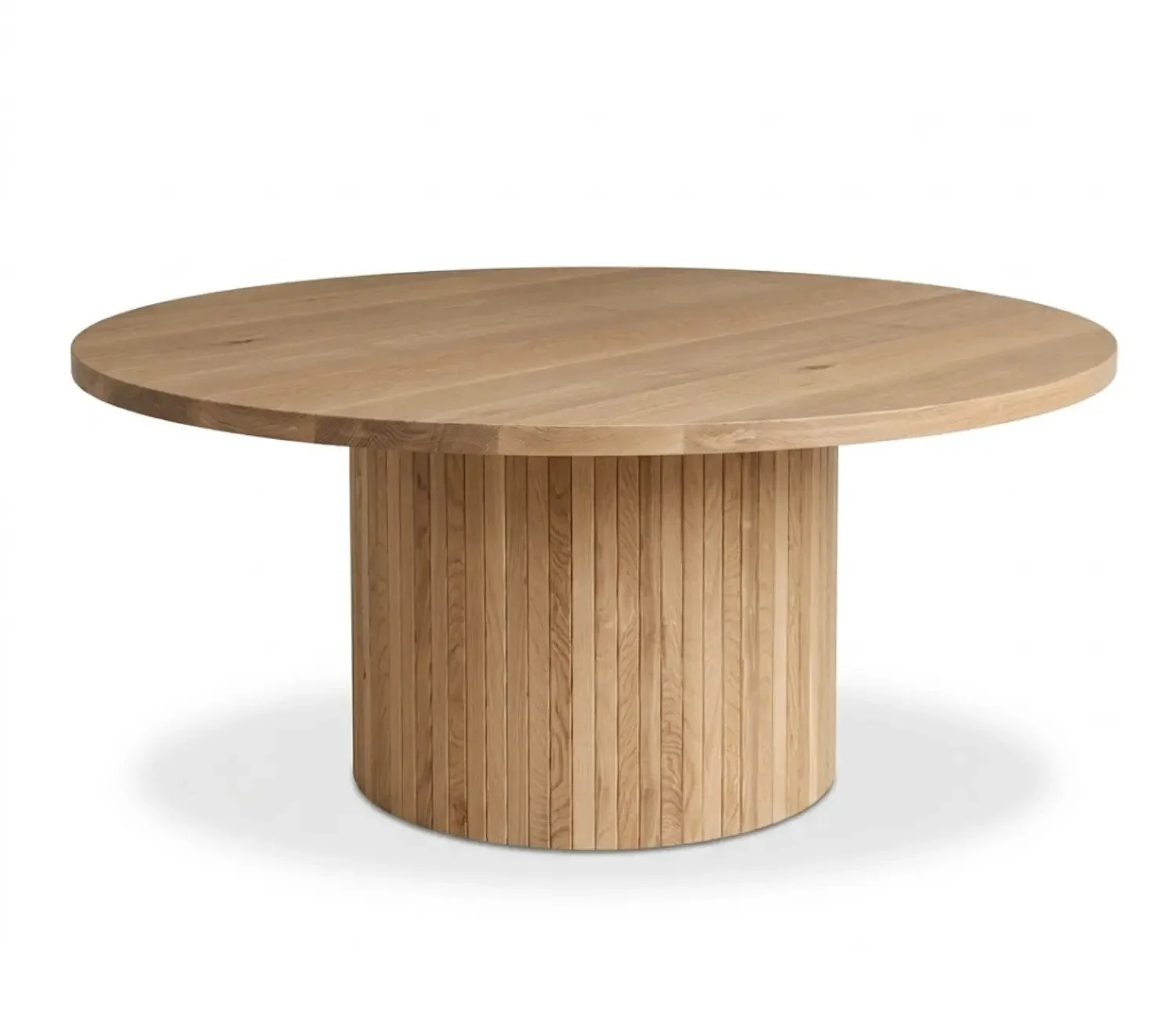 Fallen Timber Furniture - The Cascade | Fluted Round Dining Table