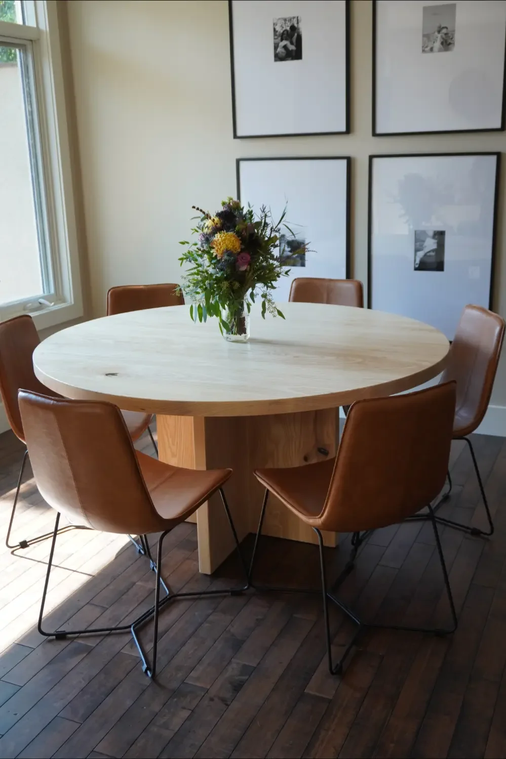 Fallen Timber Furniture - The Vista | Modern Round Table