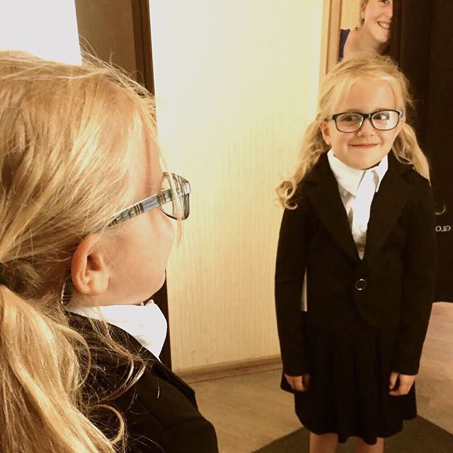 | UNIFORM SUCCESS |⁣
⁣
It's that time of year again...⁣
⁣
Last week I took my two local school kiddos shopping for &quot;шкільна форма&quot; = school uniforms! I guess that means I'm officially acknowledging that summer is over. ⁣
😢😭😫⁣
⁣
In Ukrain