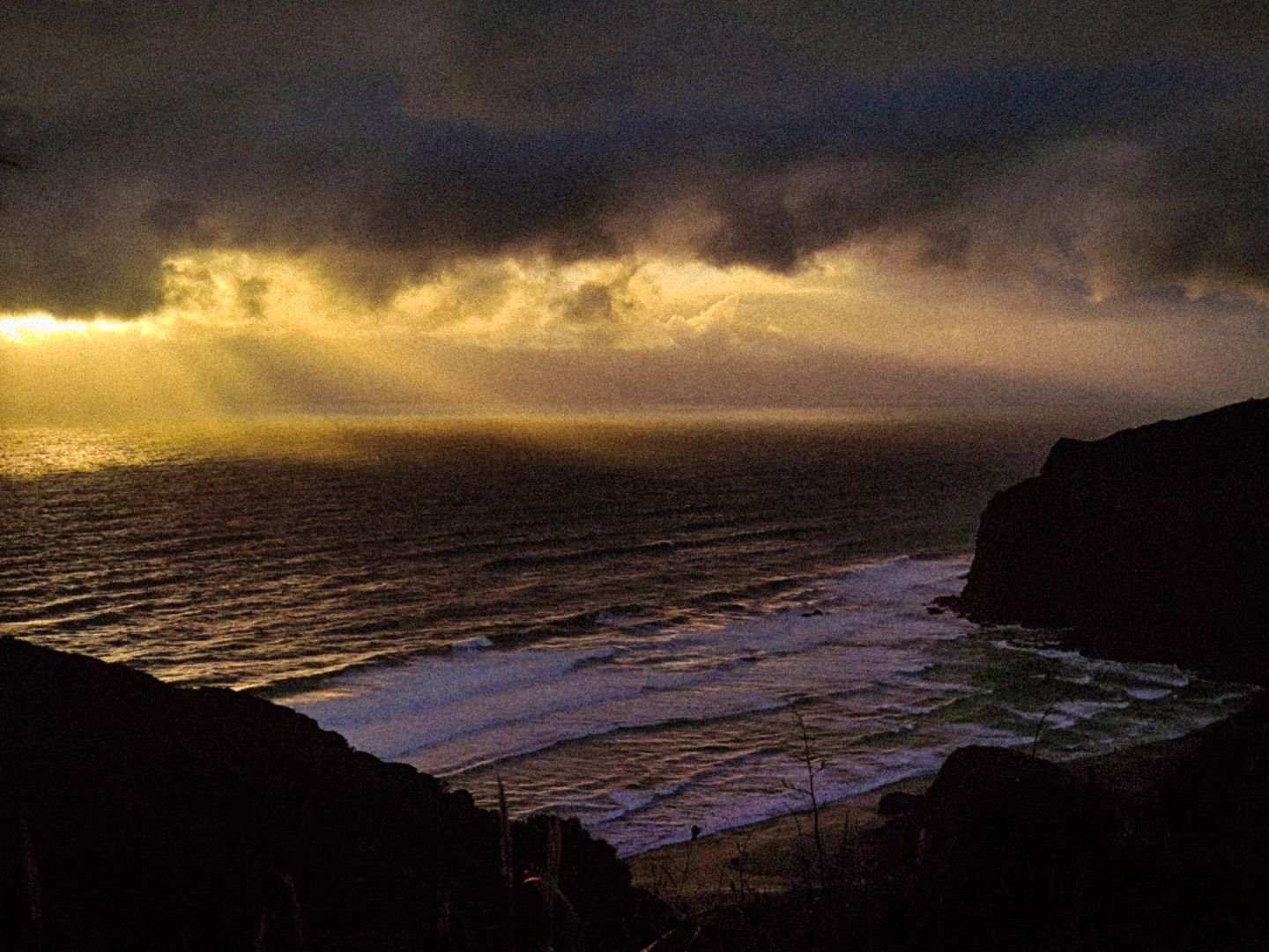 These nights I'm on those long drives
From coast to coast to see the waves
I sense my Maker's presence 
In the moving of the tides
I don't want to miss
The gentle whispering
So here I am
I am listening 

🙏 This photo was taken months ago and does no