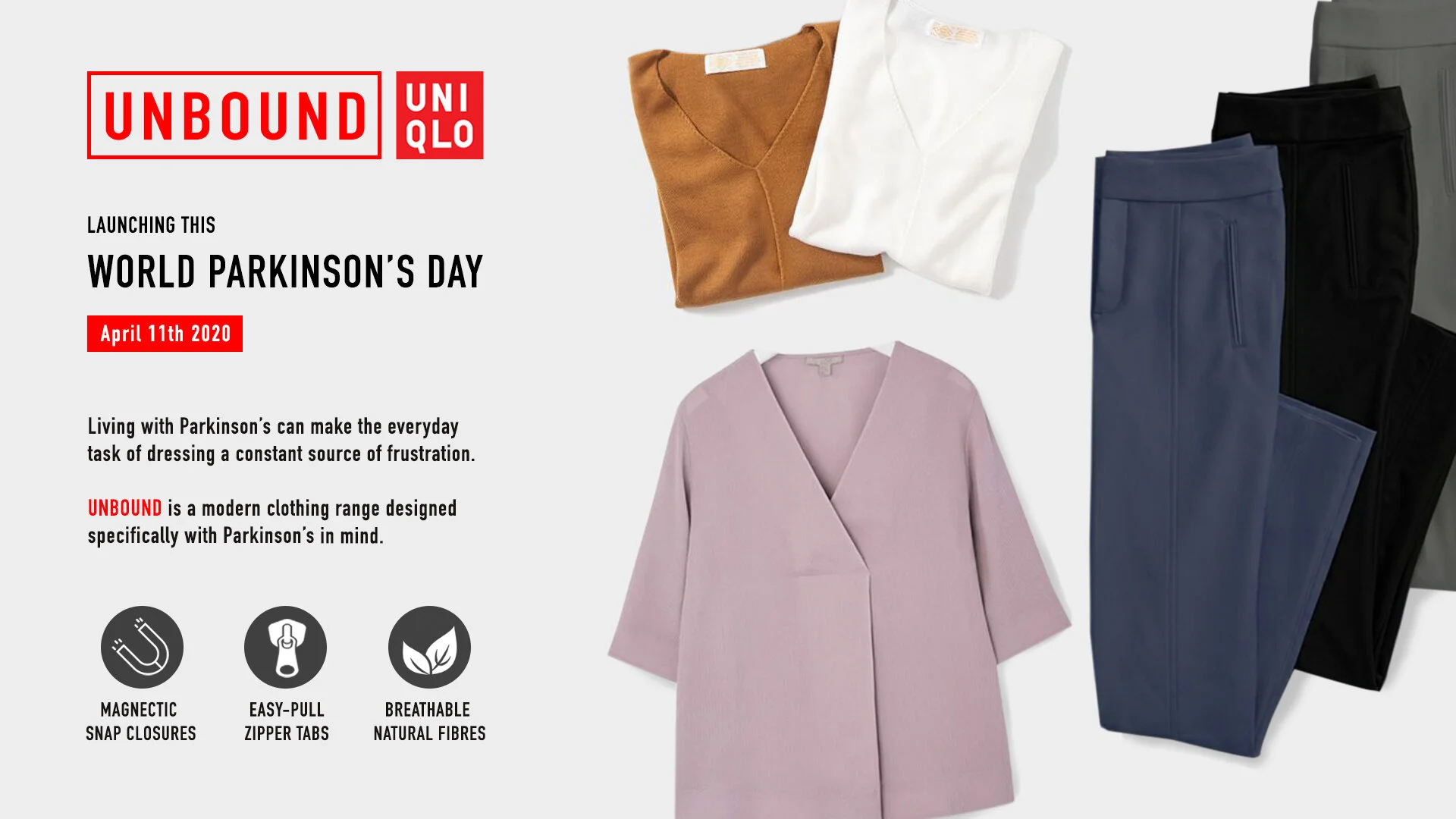 For those who suffer from Parkinson’s disease, the everyday task of getting dressed can be a constant source of frustration. Tight, heavy, restrictive clothing can trigger a ‘freeze’ response in sufferers, whilst hand tremors often make it impossibl…