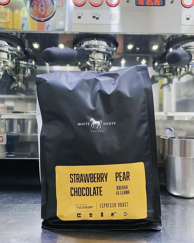 Very tasty coffee dropping tomorrow for our showcase origin. BOLIVIA LA LLAMA!
Who doesn&rsquo;t like strawberry, pear and chocolate!? 🤷🏻&zwj;♂️ See you tomorrow! .
.
.
.
#whitehorsecoffee #keepitspecial #supporttheshire #espresso #latte #longblack