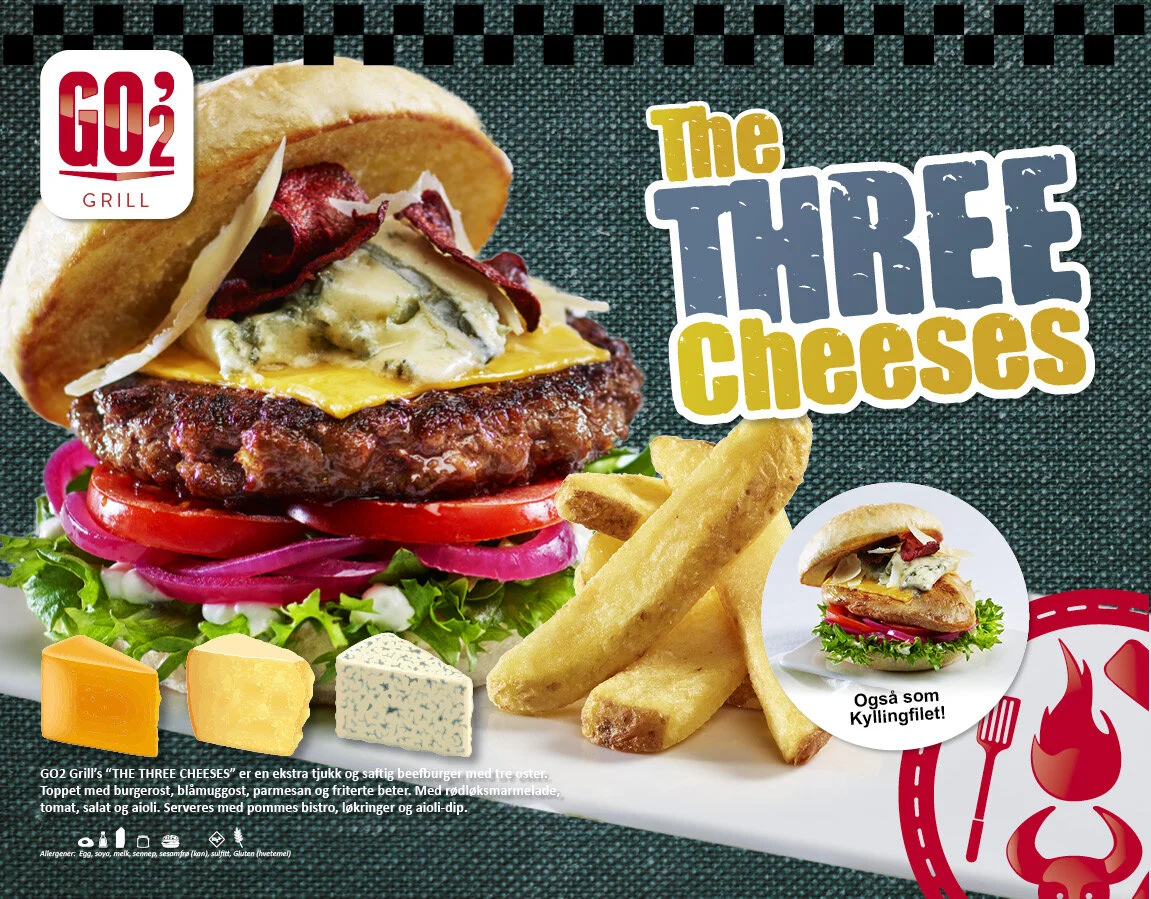 Kampanje i mai &amp; juni 2021 - The Three Cheeses