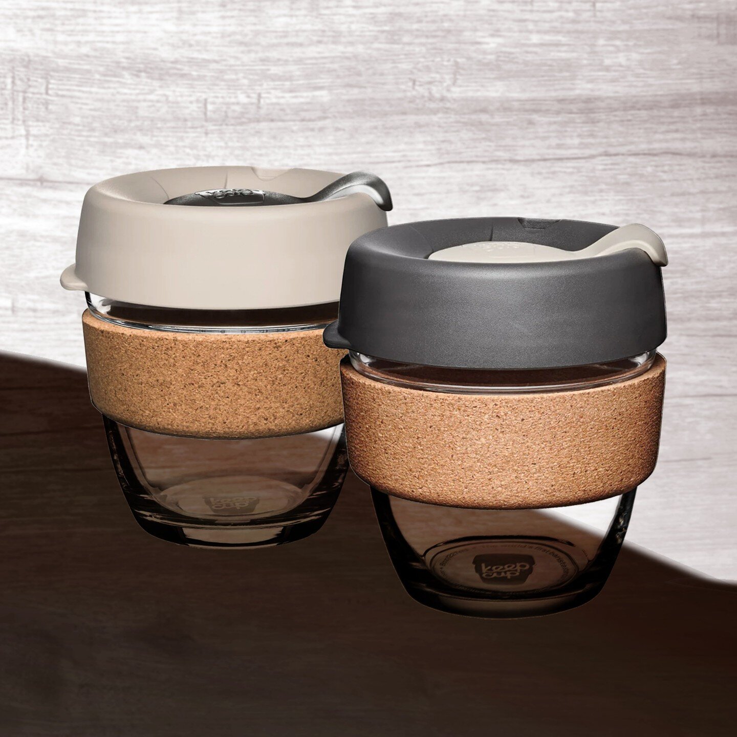 KeepCup Brew Cork is a durable glass reusable coffee cup that's barista standard for the perfect pour. It's lightweight, easy to carry and with a press fit sipper lid it's lovely to drink from - lid on or off.

Available in 8 oz, 12 oz, and 16 oz siz