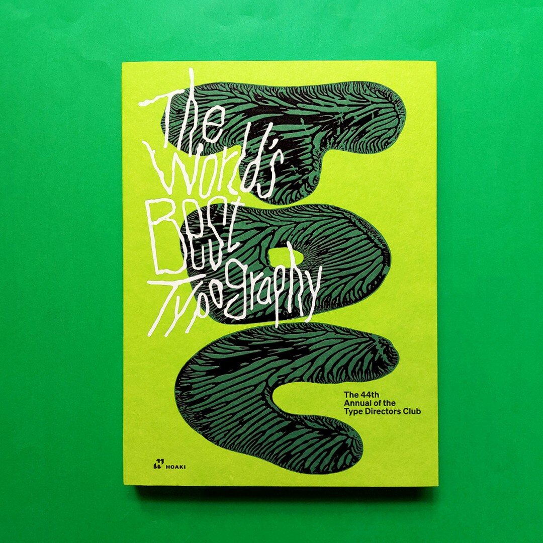 NEW @ SWIPE: The World's Best Typography: The 44th Annual of the Type Directors Club 💚🔡

The Yearbook of the Type Directors Club of NY (published for the first time 1980) is a bible of inspiration for typography practitioners and enthusiasts. Withi