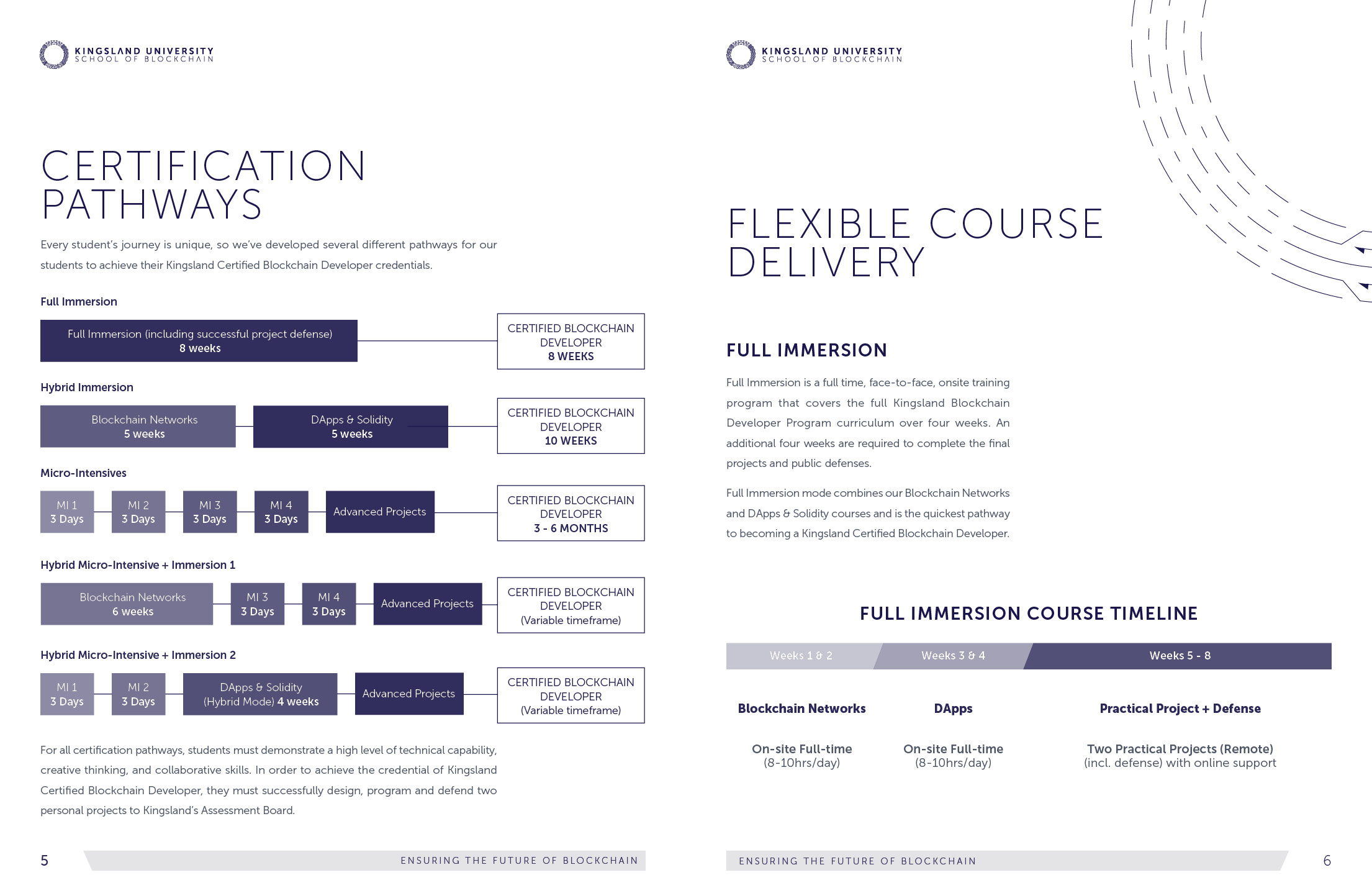 Samples from the University’s course materials that I developed the style for.