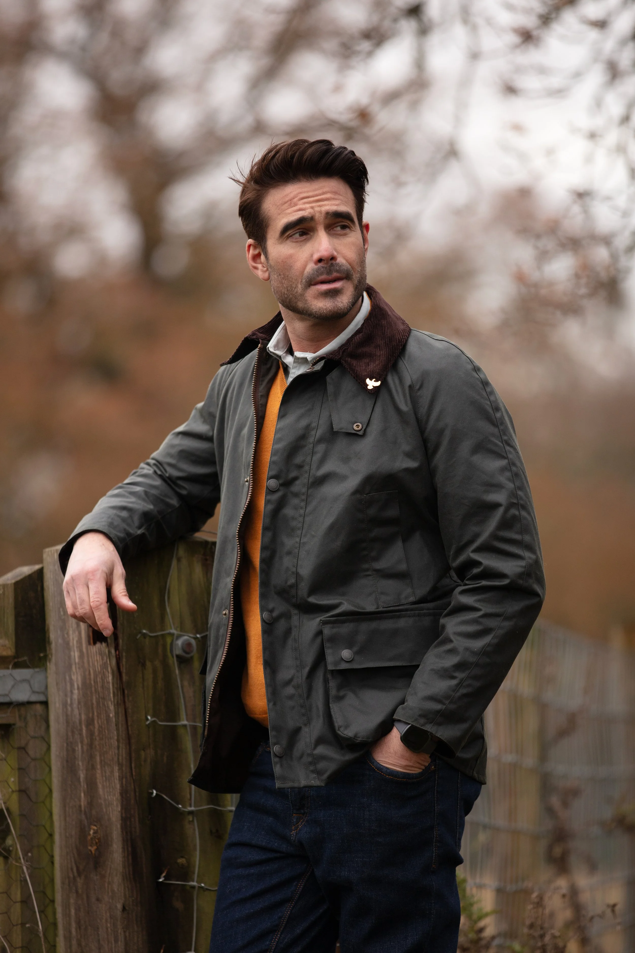 John Partridge Landowner – vaxad unisexjacka, Sage Green