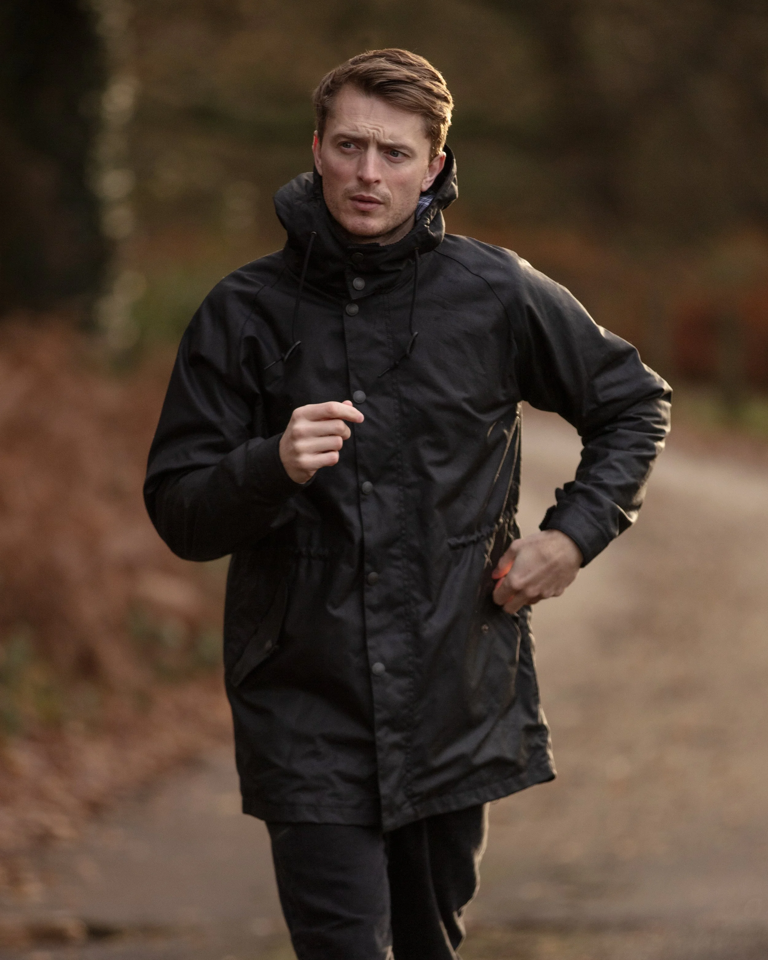 John Partridge Hooded Parka – vaxad unisexjacka