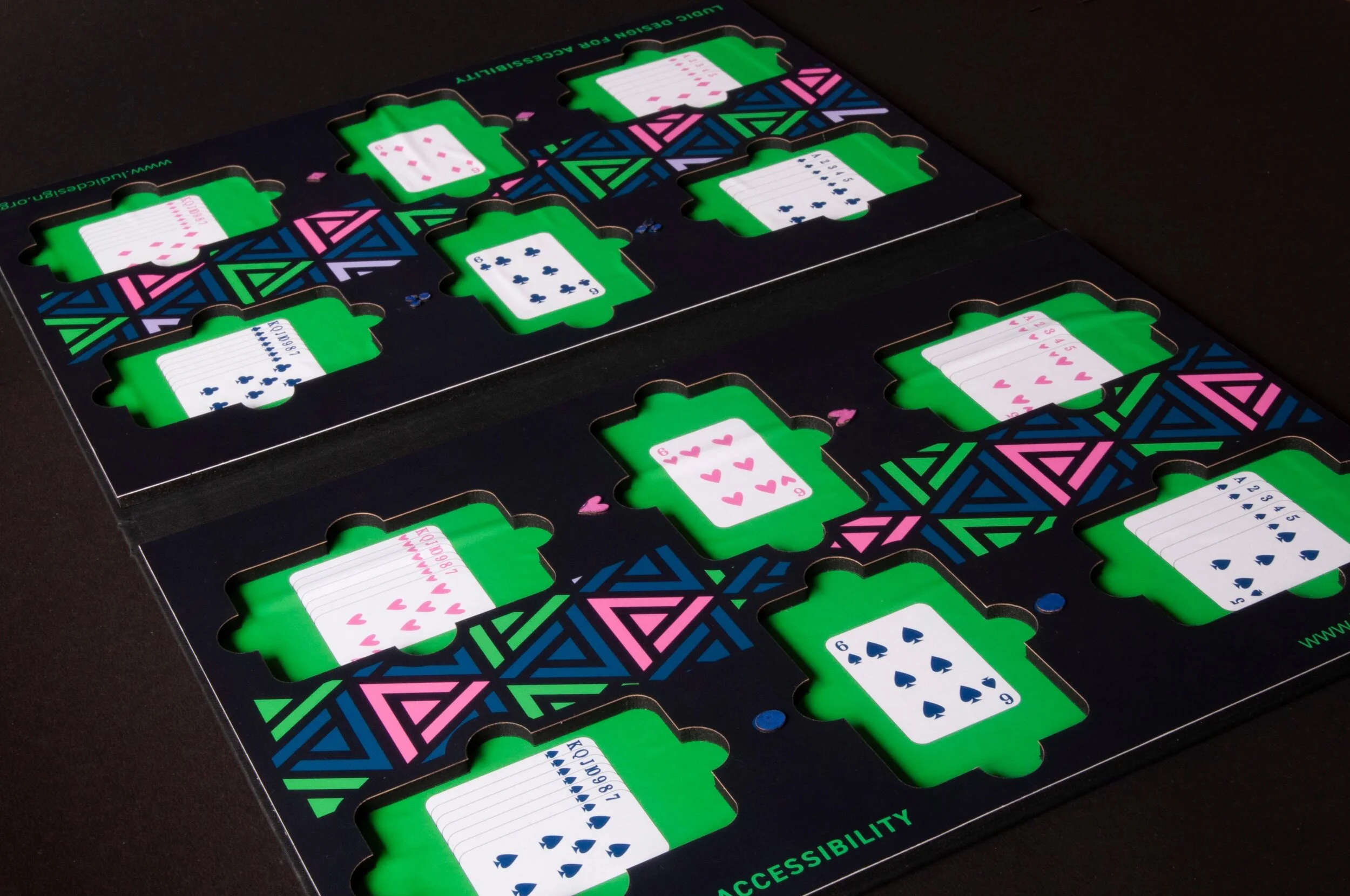 Play Board for Swoop Card Game