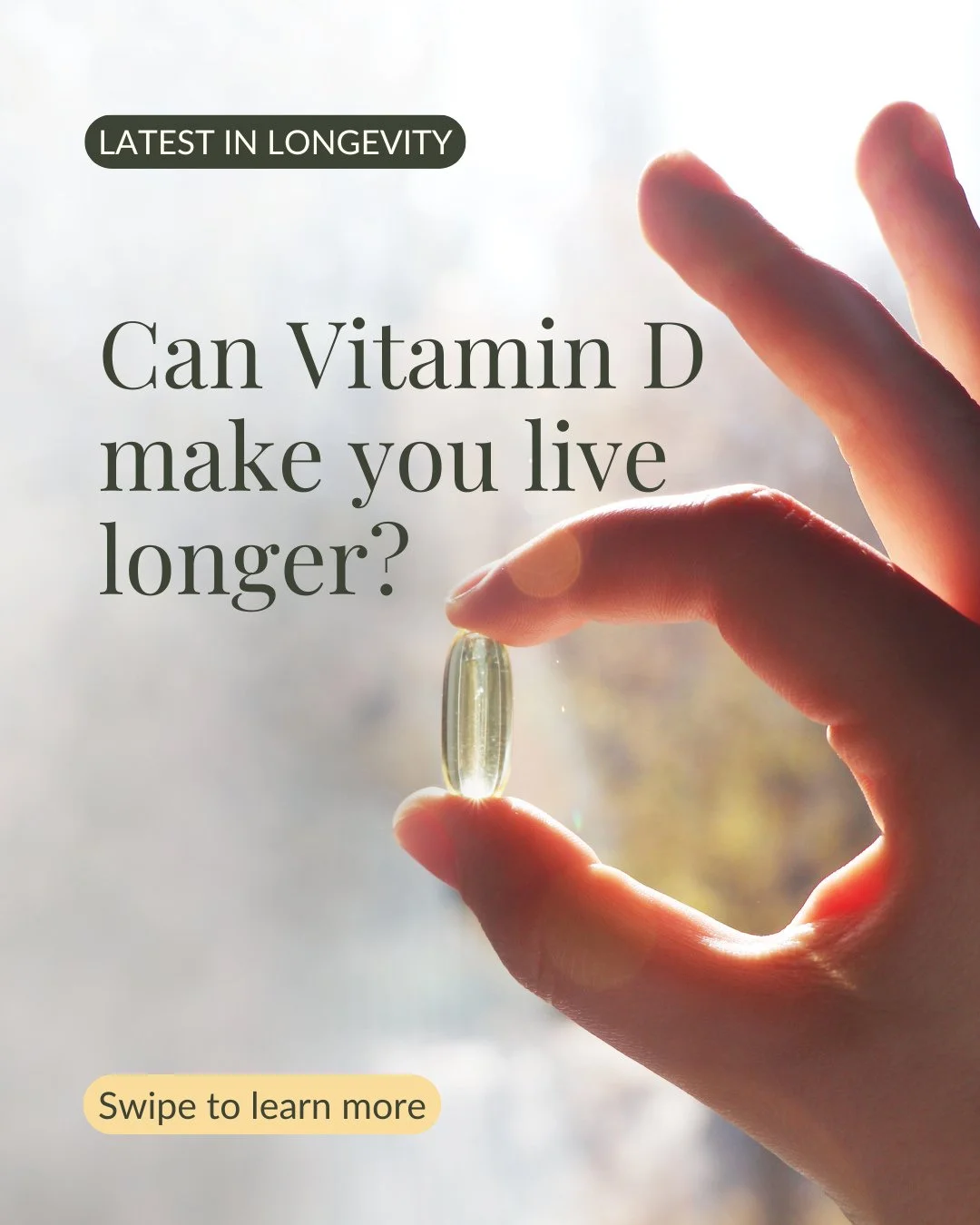 Vitamin D is far more than a bone-health vitamin. It's involved in immunity, inflammation, metabolism, muscle recovery, ageing, and cardiovascular function. Yet an estimated 1 in 6 adults in the UK have levels below recommended thresholds.⁠
⁠
This ca