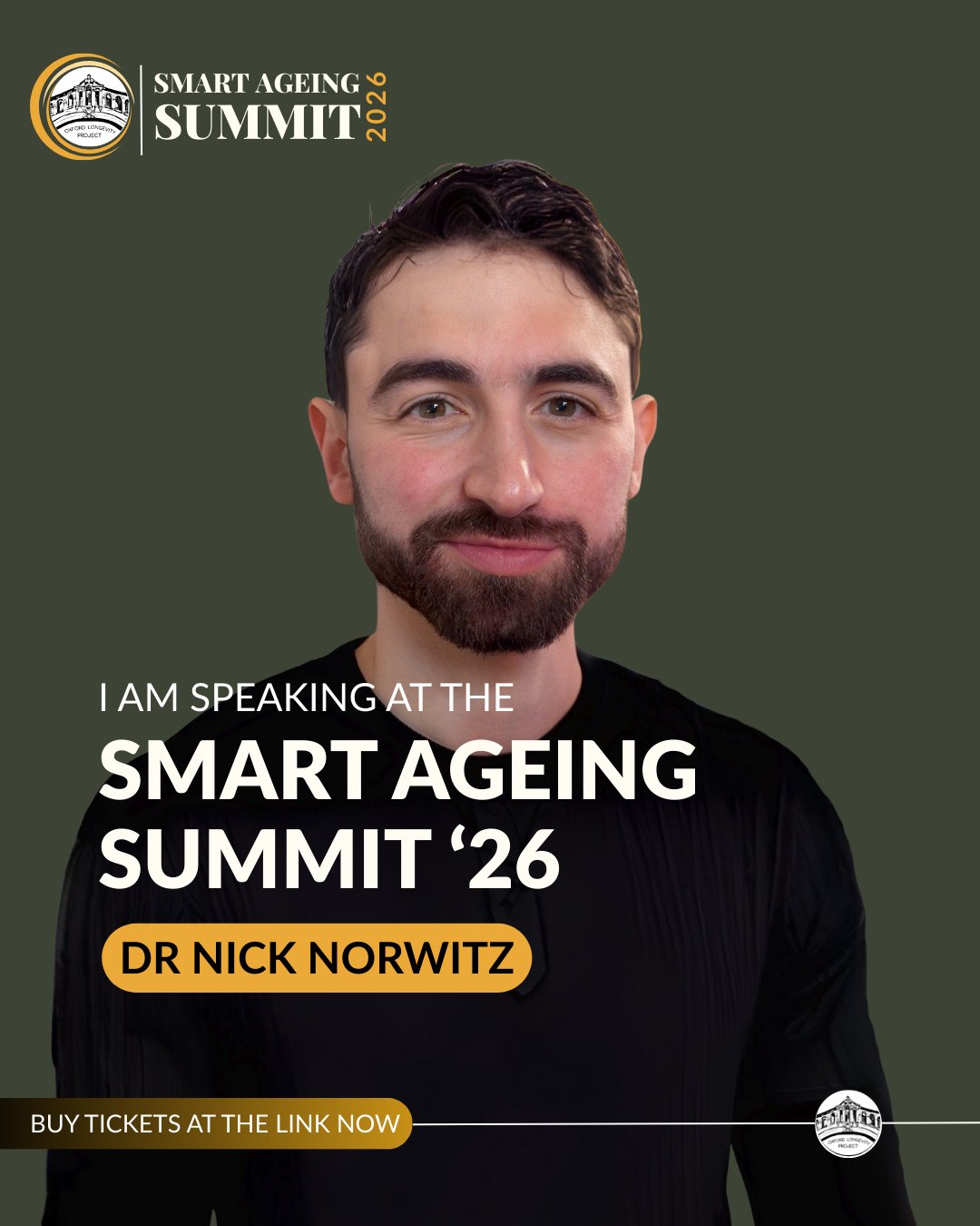 🎤 Speaker Announcement: Dr. Nick Norwitz⁠
⁠
We&rsquo;re excited to welcome @nicknorwitz to the Smart Ageing Summit 2026!⁠
⁠
Nick is both a PhD scientist and a medical doctor, with a DPhil from Oxford in Ketone Metabolism &amp; Neurodegenerative Dise