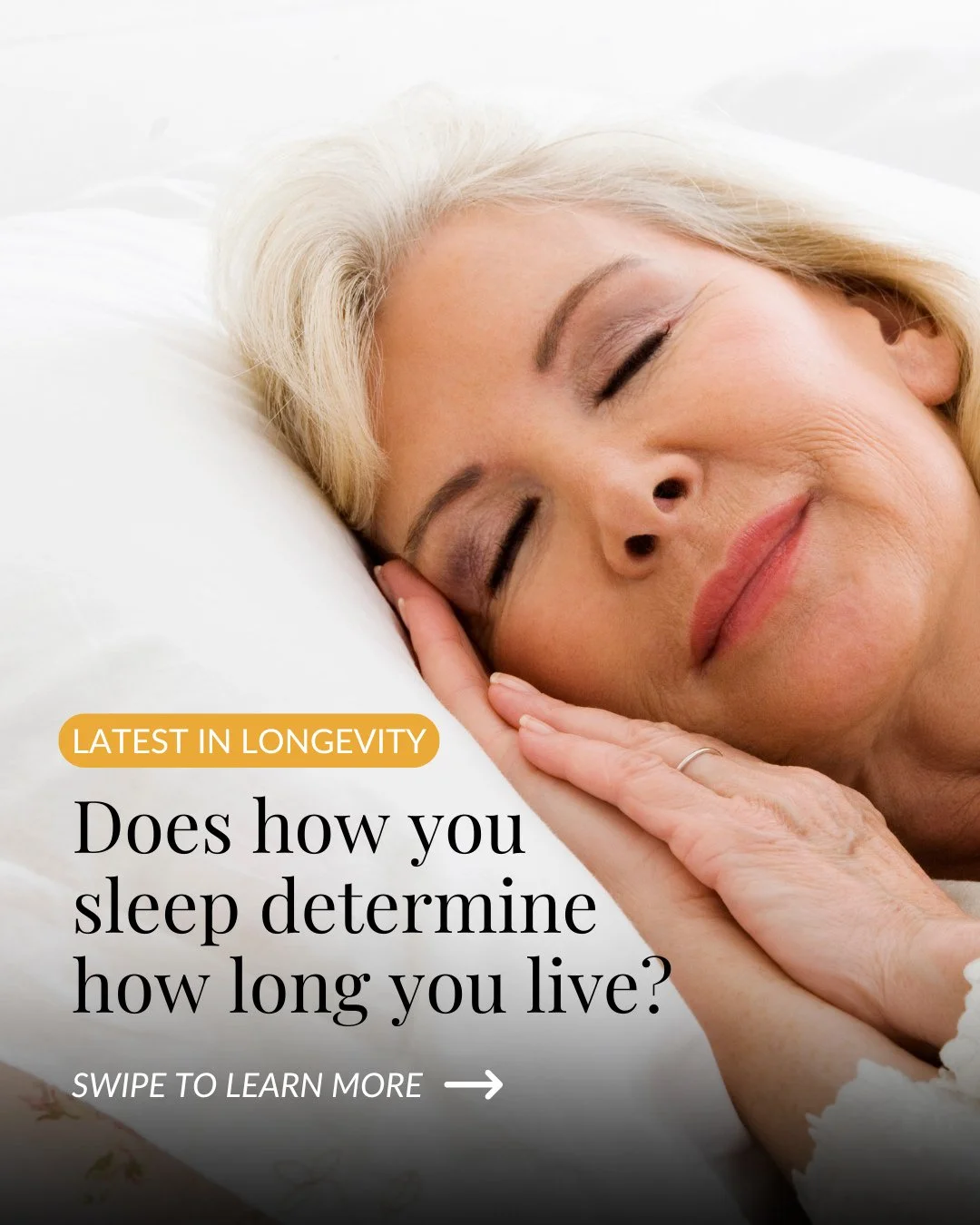 We talk about diet. We talk about exercise. But what about sleep? 😴⁠
⁠
New nationwide U.S. data (2019&ndash;2025) found that counties with more insufficient sleep had lower life expectancy.⁠
⁠
Even after accounting for smoking, diet, and physical in