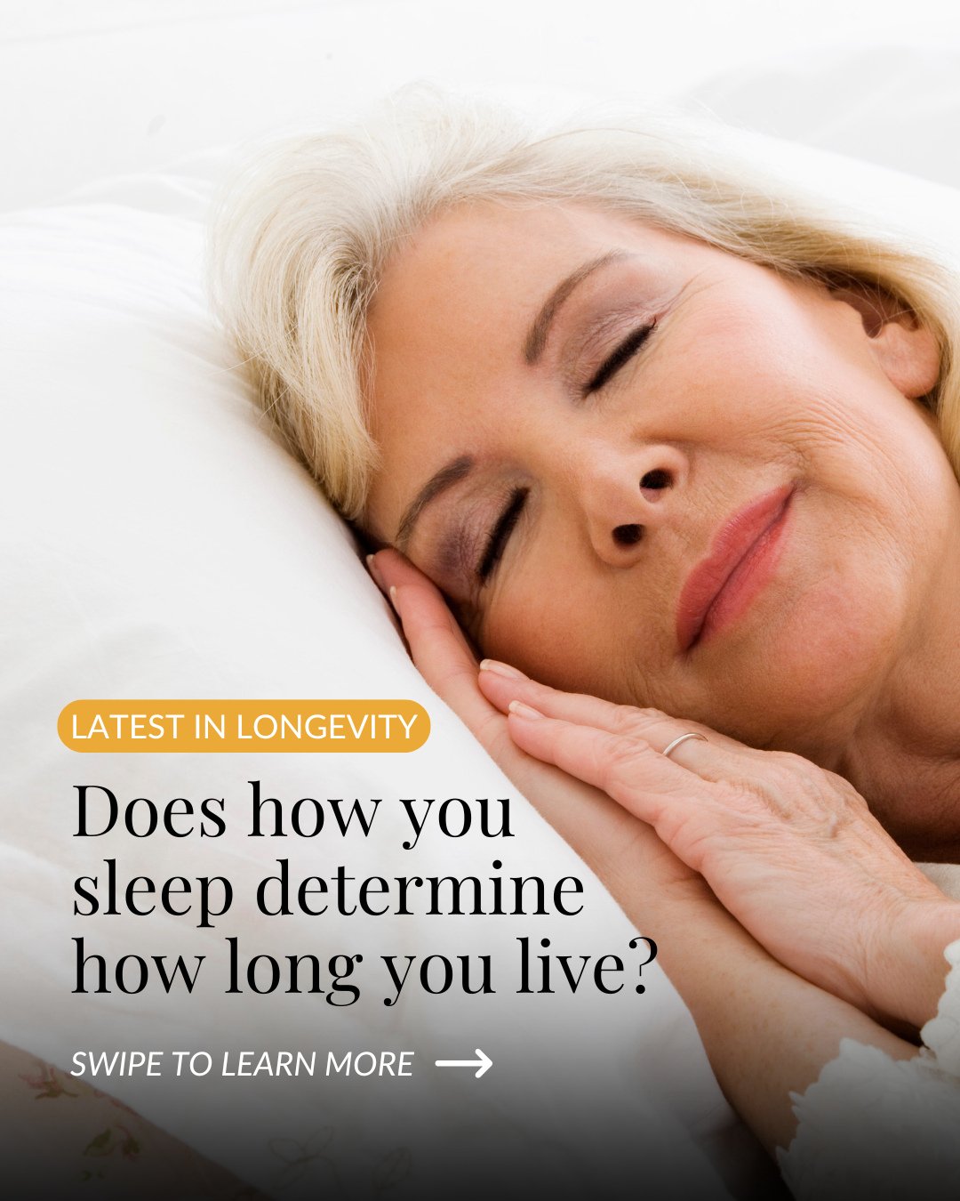 We talk about diet. We talk about exercise. But what about sleep? 😴⁠
⁠
New nationwide U.S. data (2019&ndash;2025) found that counties with more insufficient sleep had lower life expectancy.⁠
⁠
Even after accounting for smoking, diet, and physical in