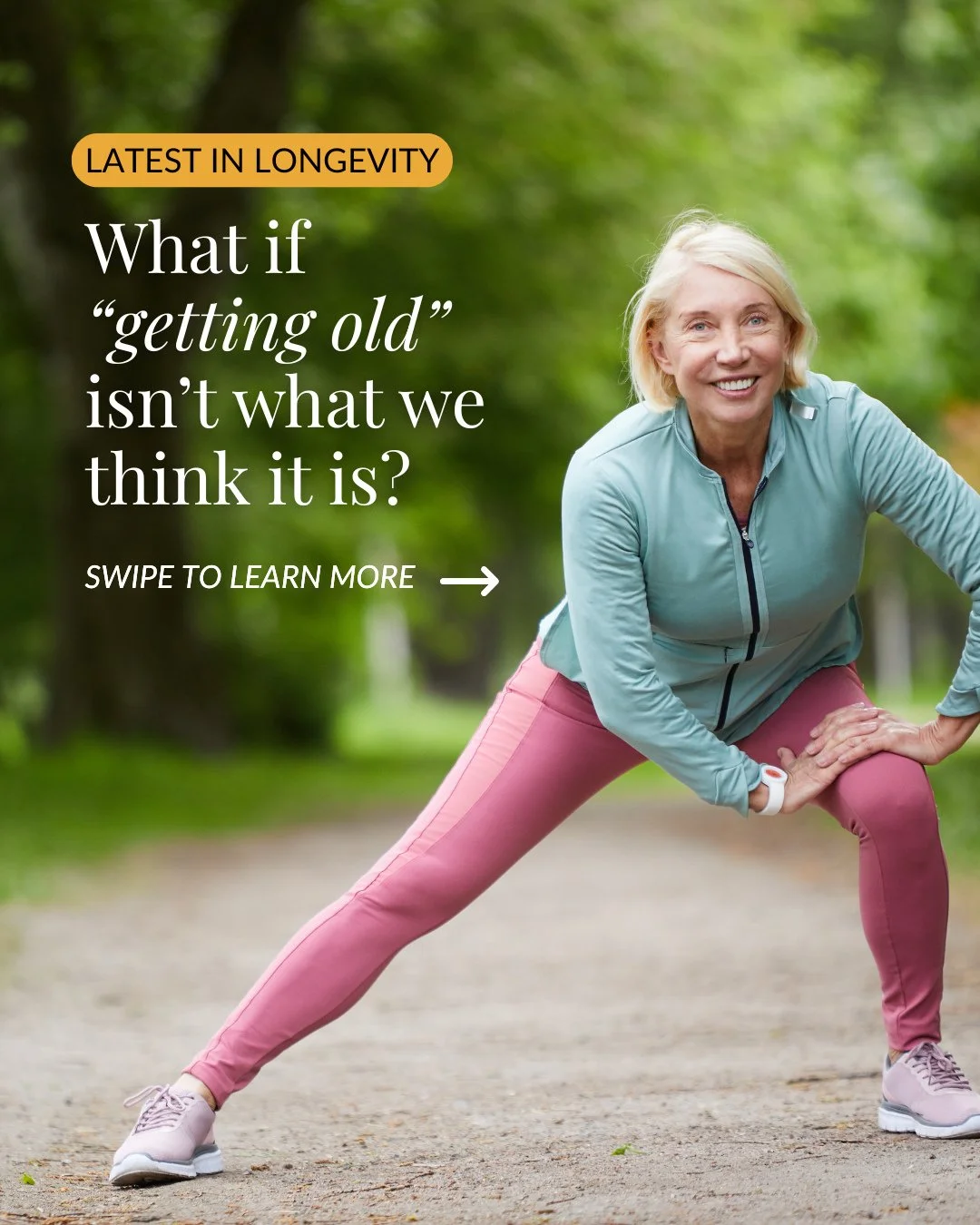 We&rsquo;re living longer, but that doesn&rsquo;t always mean we&rsquo;re living better 🧬⁠
⁠
A growing body of research shows that ageing is not fixed, it&rsquo;s shaped by lifestyle, biology, environment, and social connection. Some people are now 