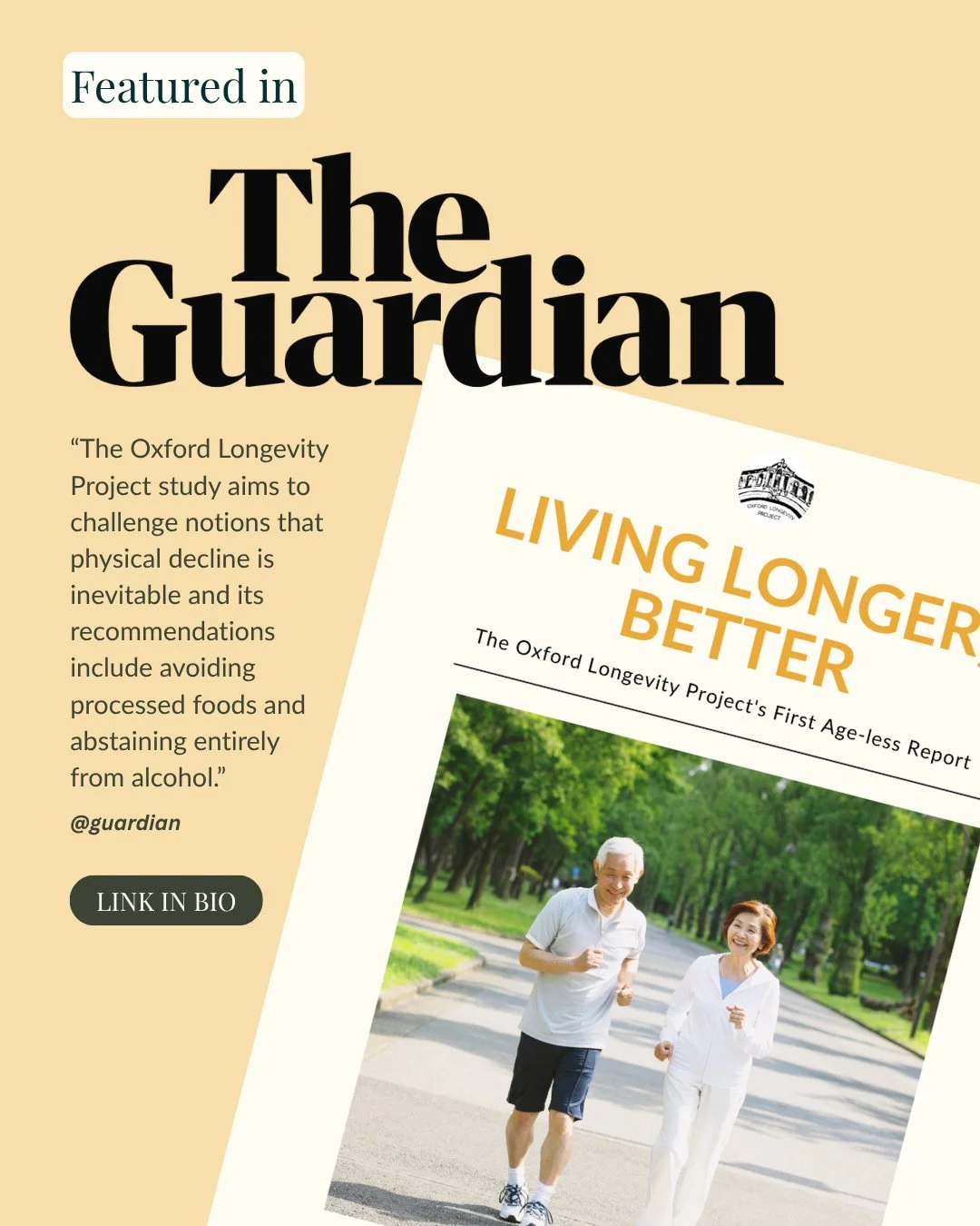 We&rsquo;re genuinely excited to see the Living Longer, Better report enter the national conversation.⁠
⁠
The reviewers raise fair and important points, and we agree with much of the criticism. Health, ageing, and longevity are extraordinarily comple