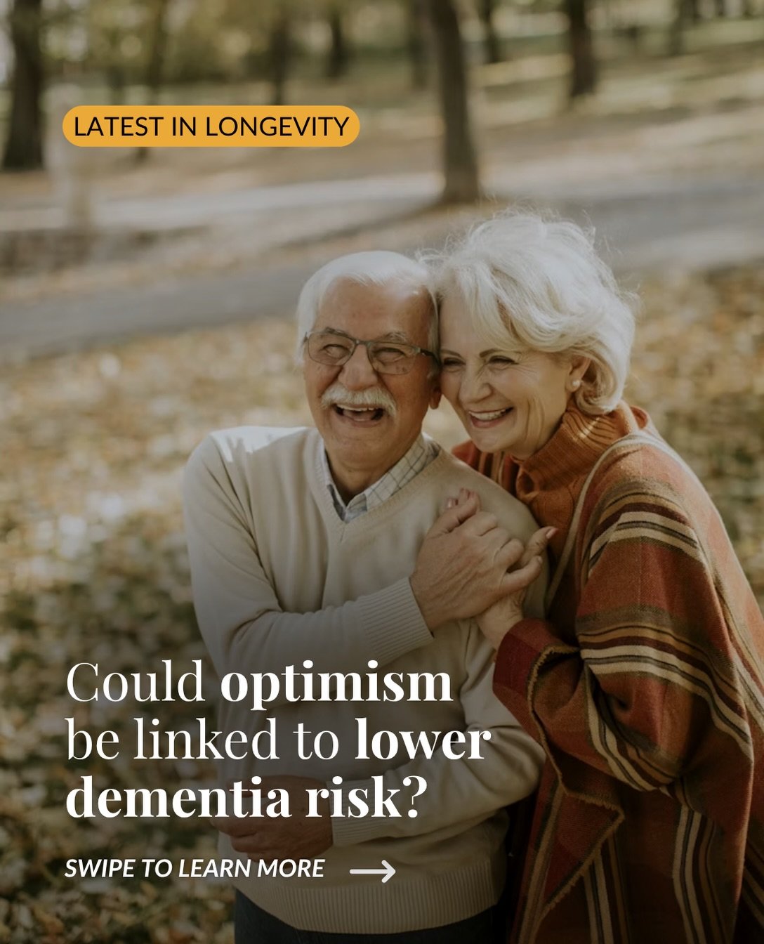 Could optimism be linked to lower dementia risk? ☀️

A study following over 9,000 older adults for up to 14 years found that people with a more optimistic outlook had a meaningfully lower risk of developing dementia, even after accounting for educati