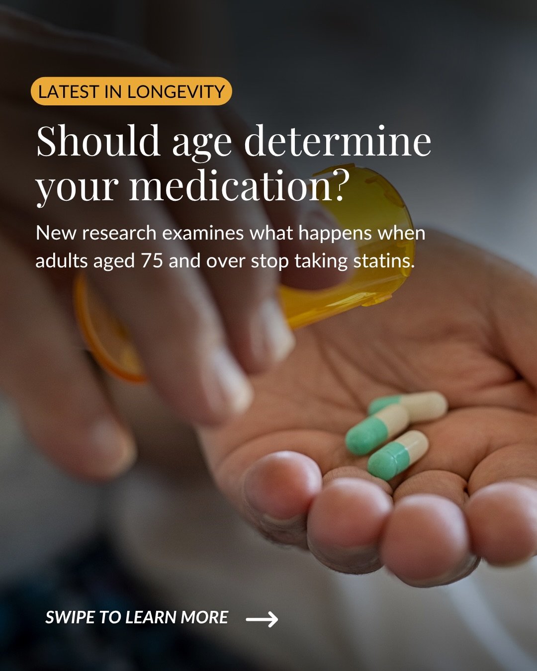 Should age determine your medication? 💊

A 2026 clinical trial published in The Lancet Healthy Longevity followed 1,160 adults aged 75 and over taking statins to prevent their first heart attack or stroke.

After three years, mortality rates were si