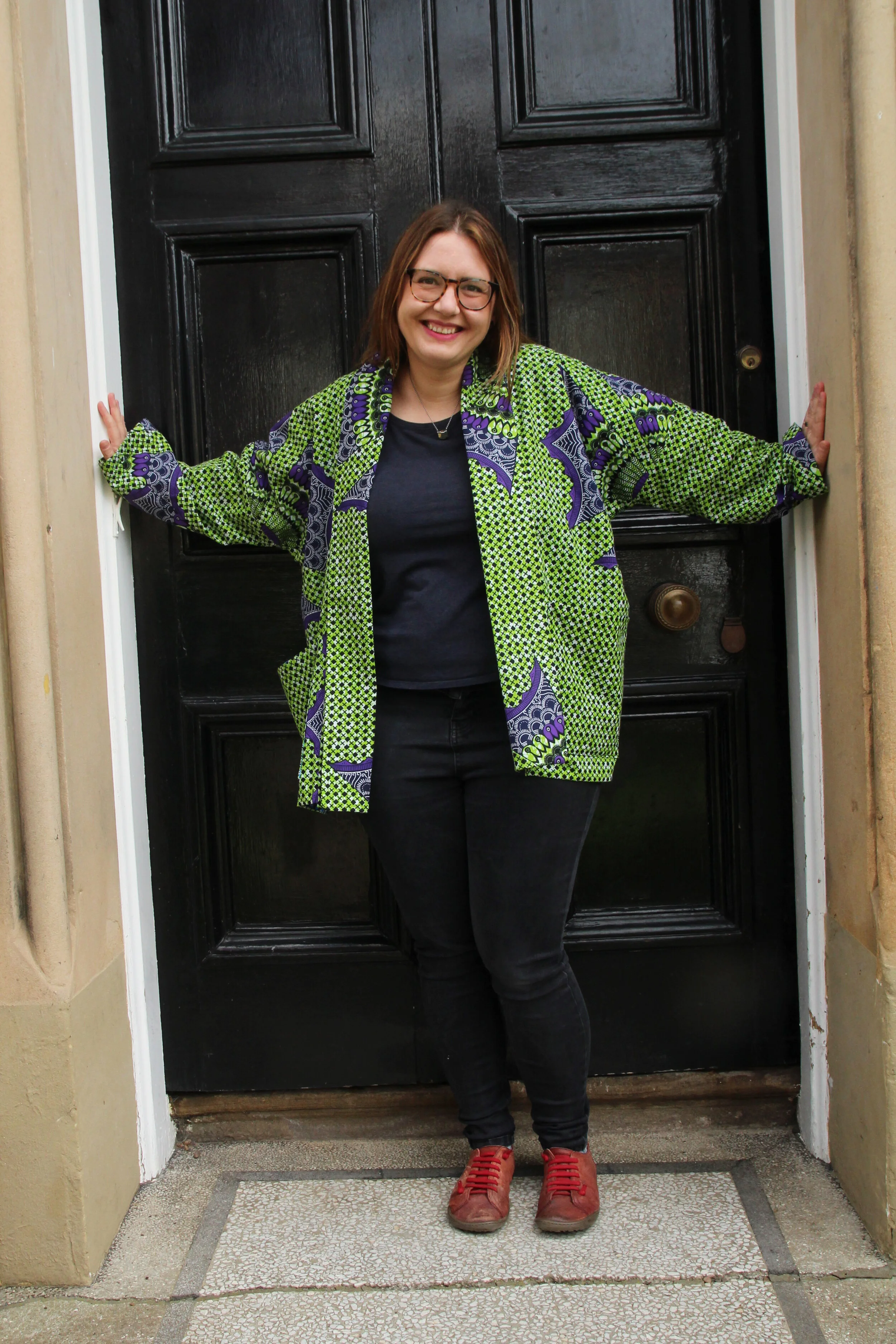 African Wax Wiksten Haori jacket