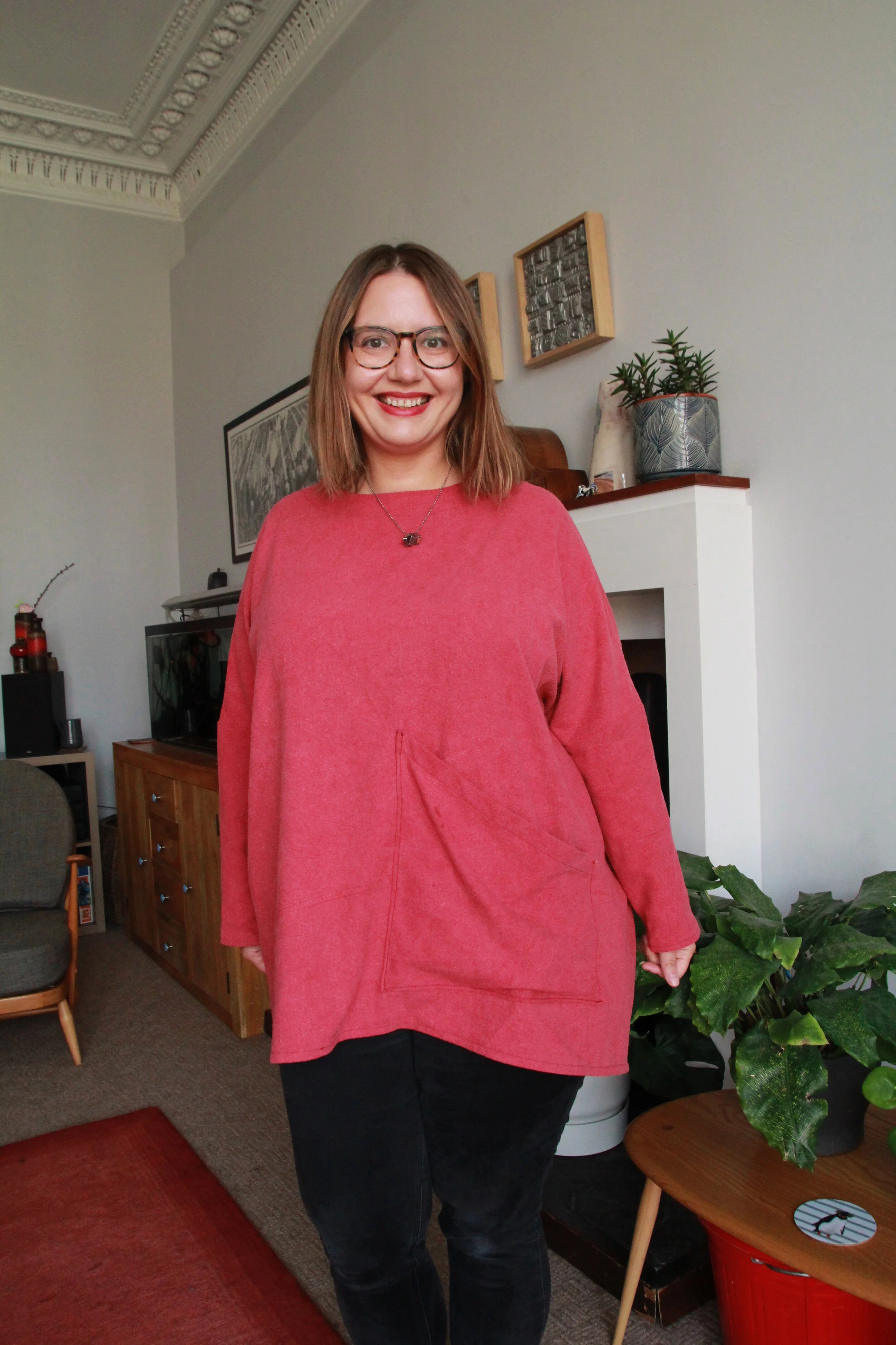 #ESMadeByMe Harper Tunic in home dyed silk noil