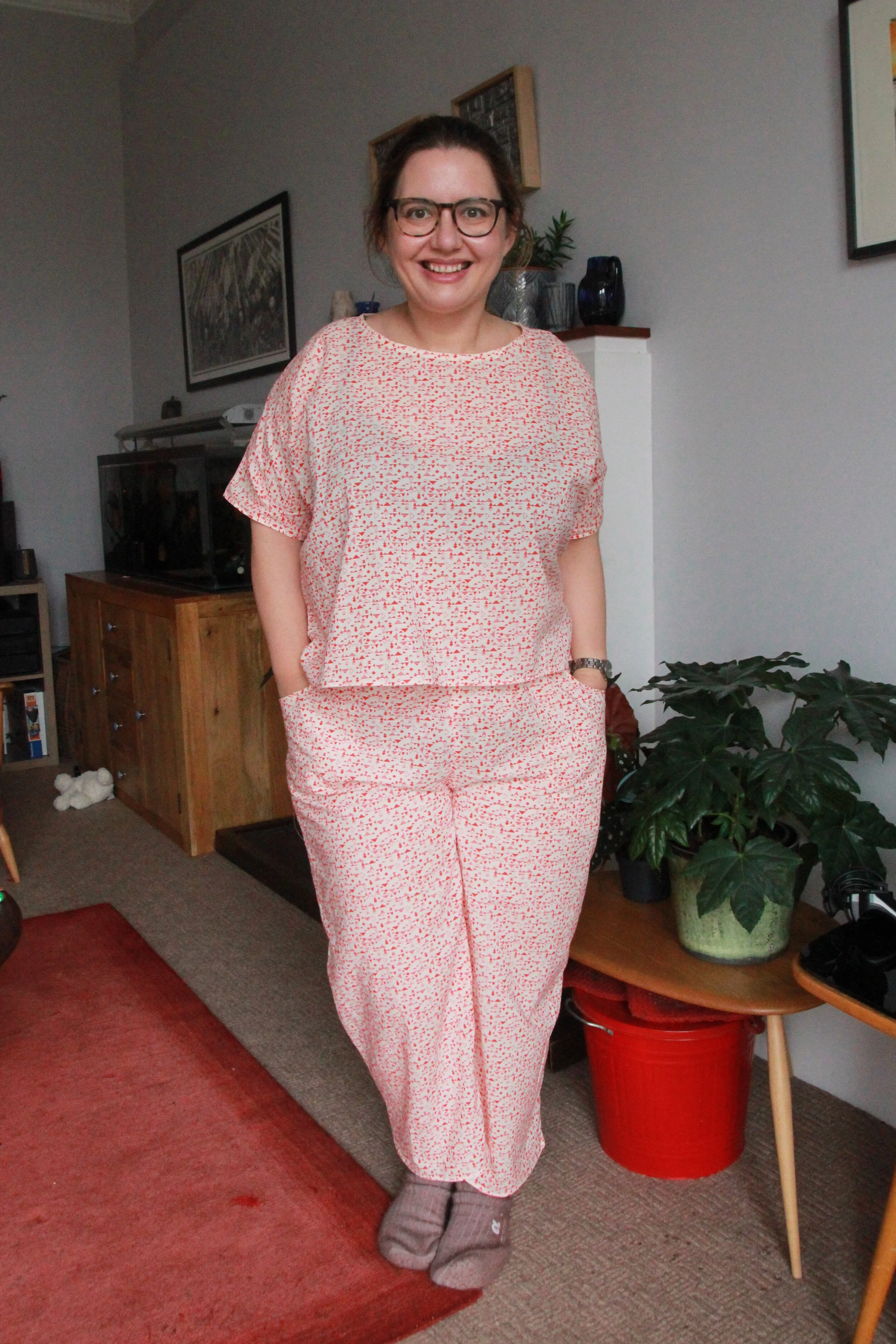 Peppermint loungewear set in Atelier Brunette lawn