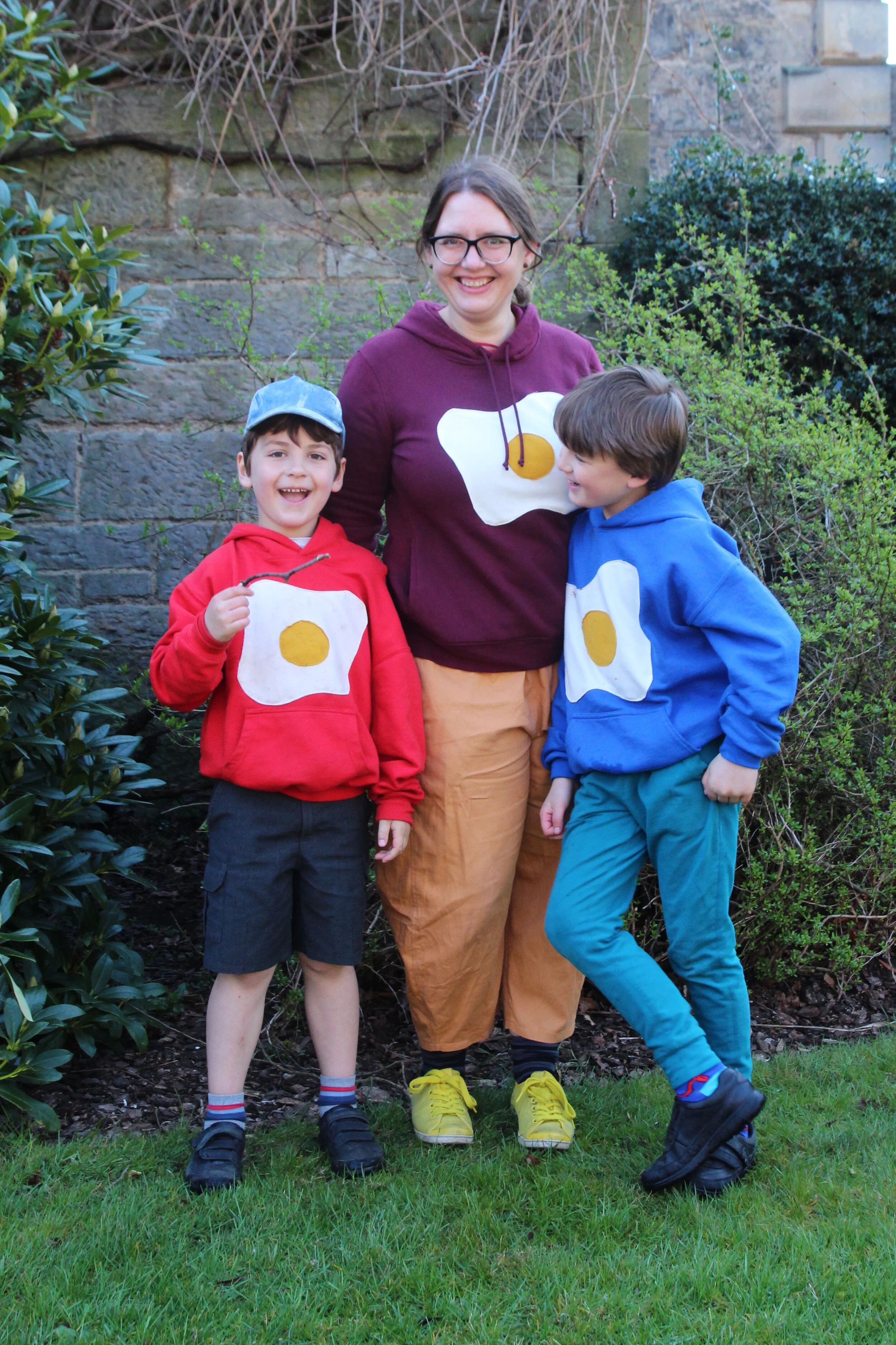 Fried egg hoodies for everyone!