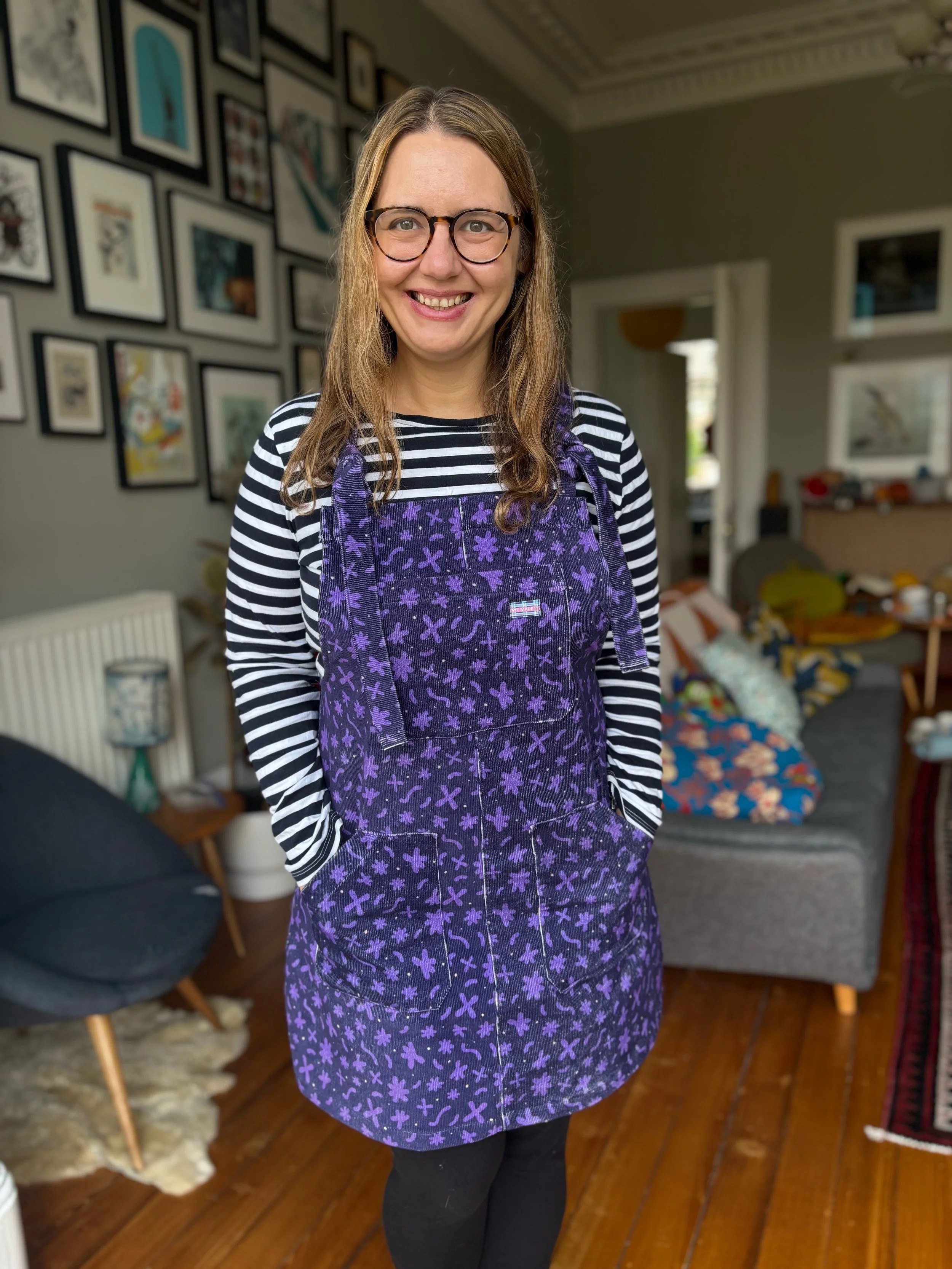 Waves and Wild Penelope Pinafore