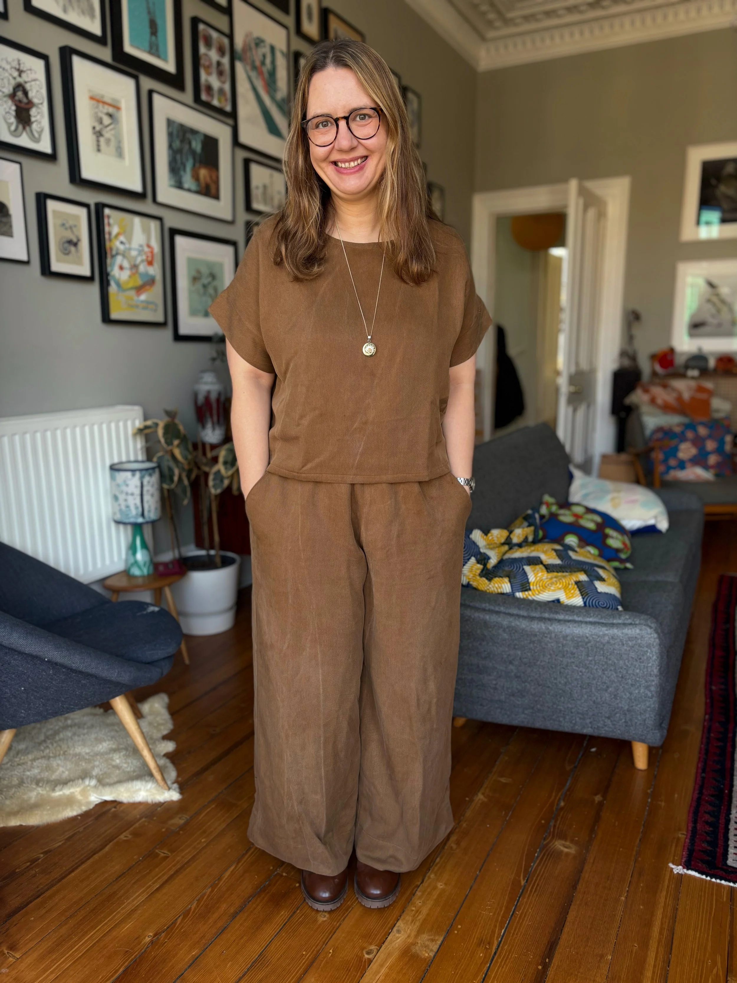 peppermint patterns samford trousers and elizabeth suzann georgia top