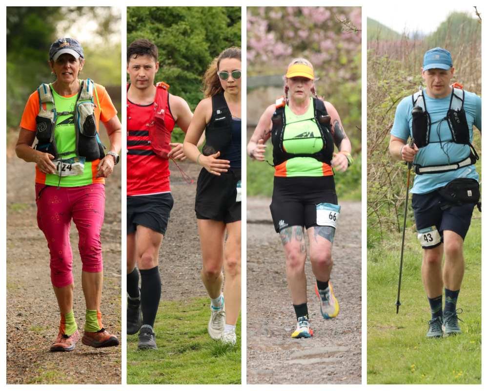 Runners along the Fife Pilgrim Way Ultra Marathon 2026