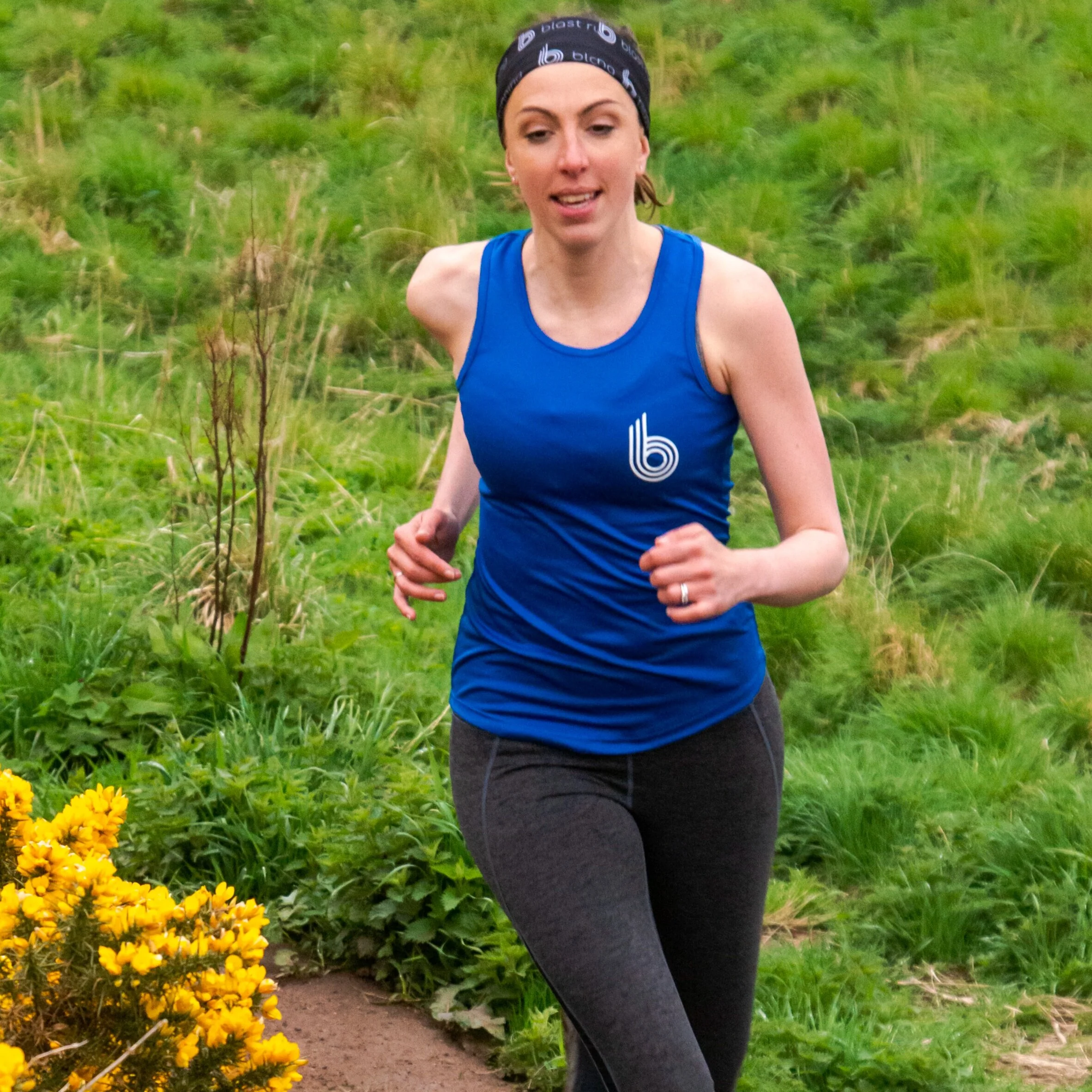 Blast Running Women’s Running Vest in Speed Queen Blue