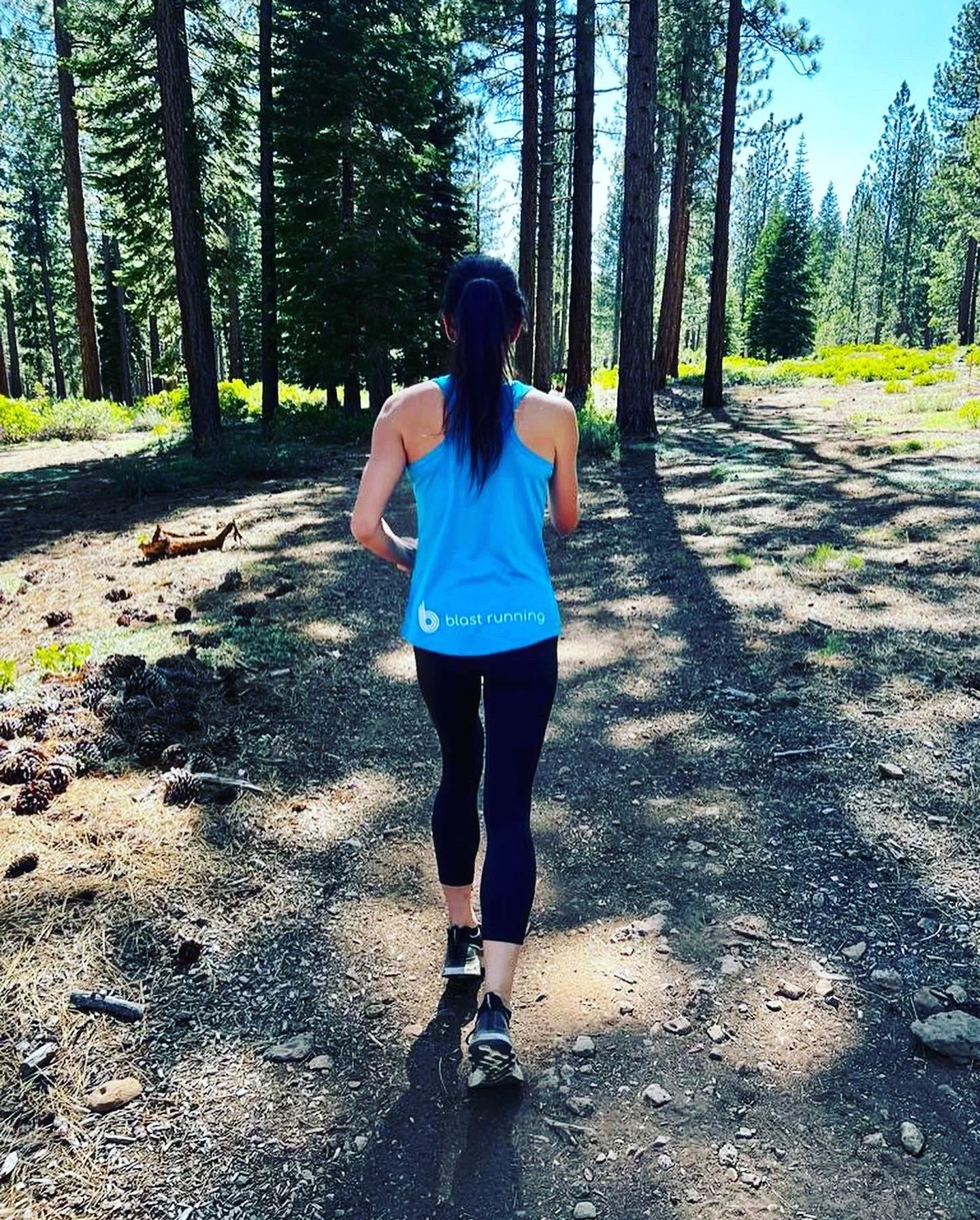Blast Running Women’s Running Vest in Sapphire Blue