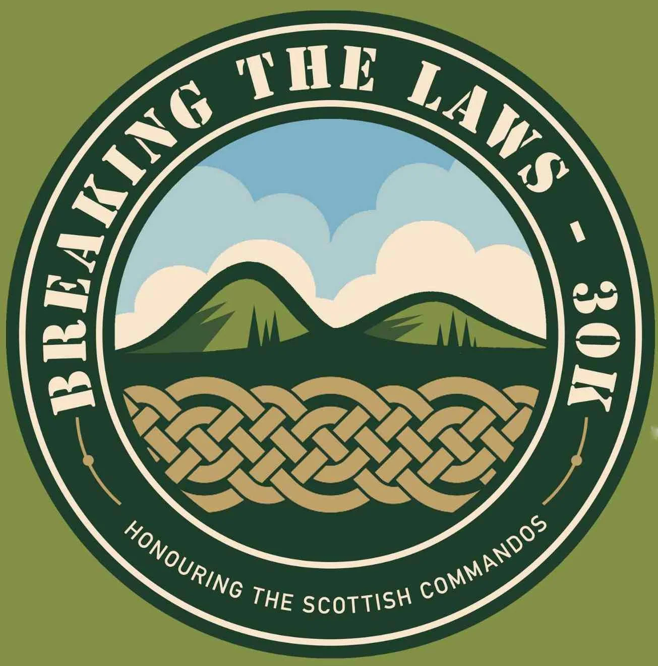 Breaking the laws medal design