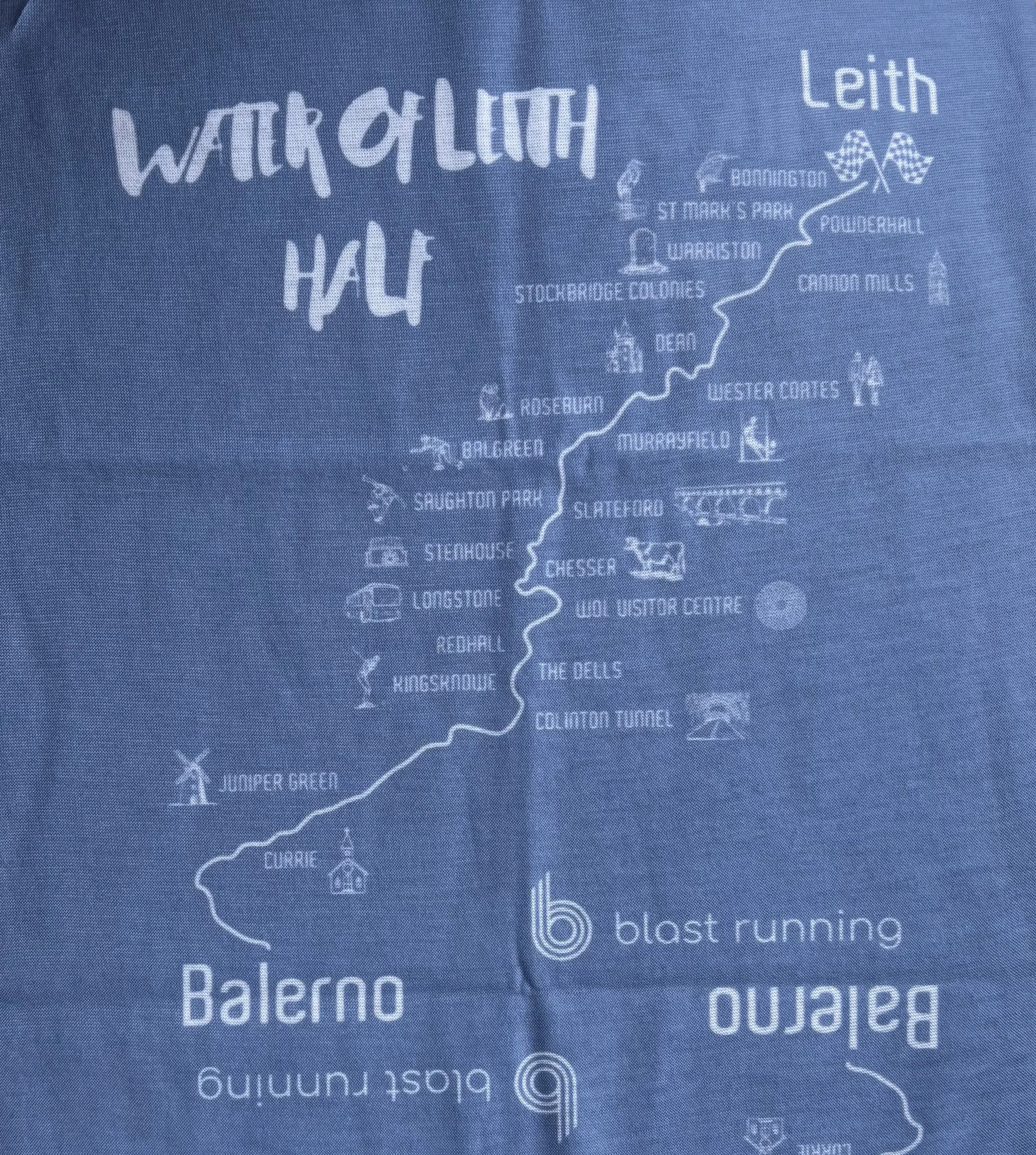 Running Buffs - Water of Leith Half Marathon design
