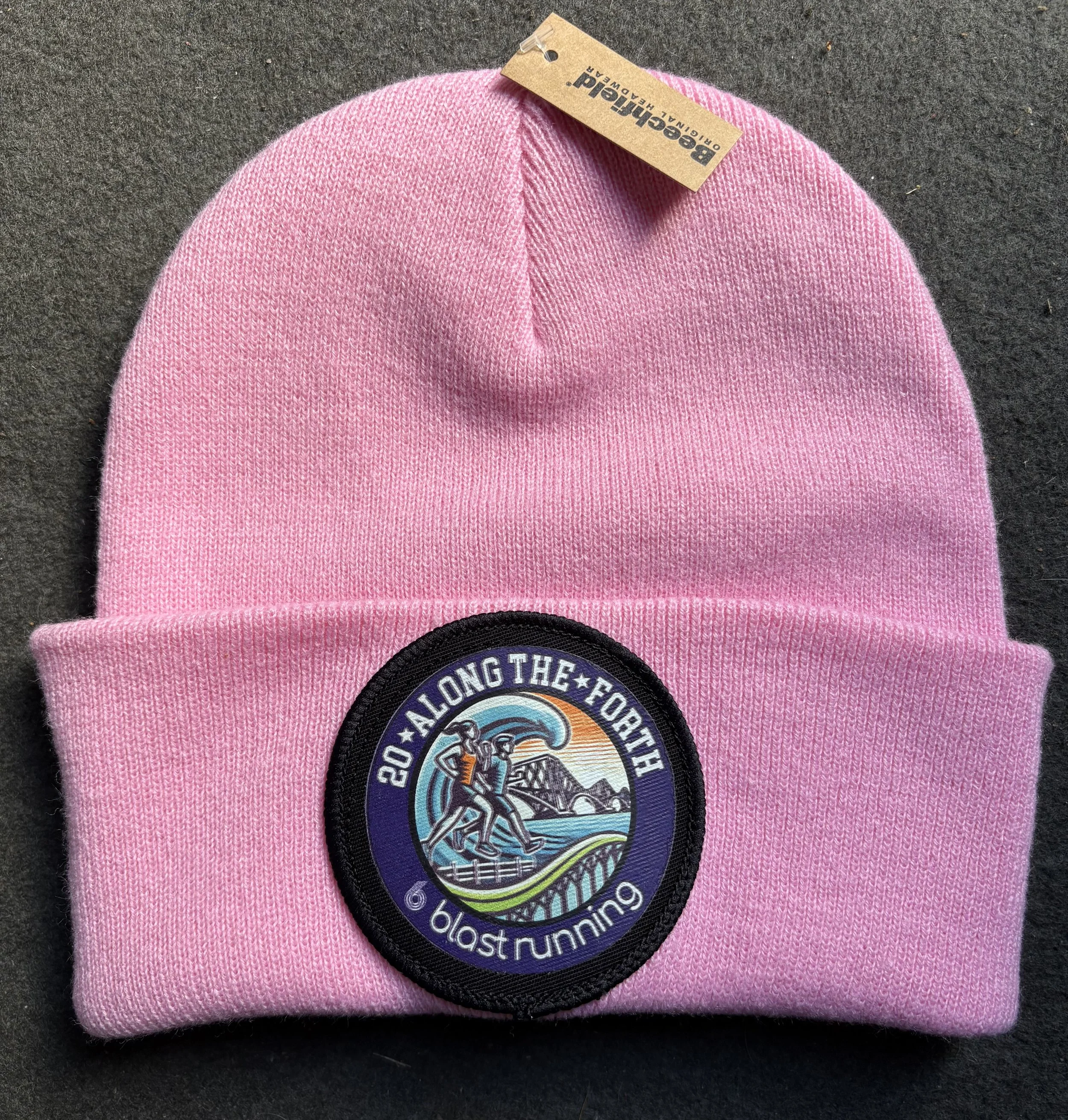 Official 20 Along the Forth beanie Pink