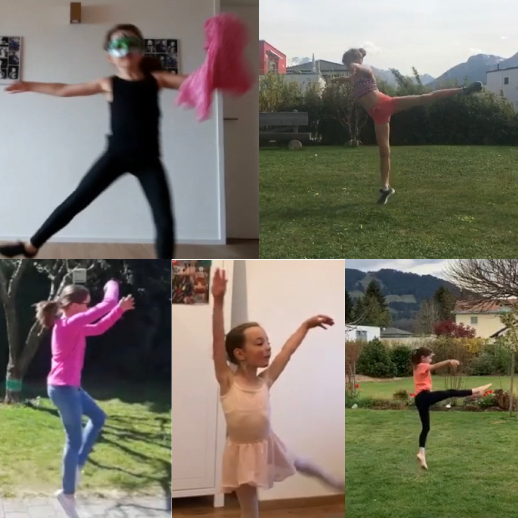 Premier devoir accompli. Dance@home