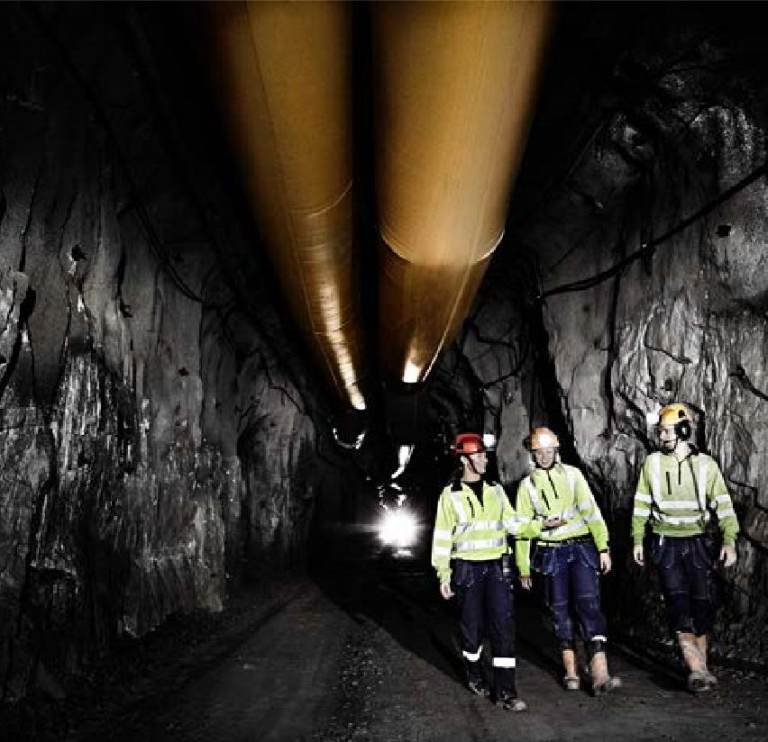 Garpenberg är Sveriges äldsta gruvfält och har brutits sedan 1300-talet, troligen längre. Idag är det en av världens modernaste gruvor! Bild: Boliden.