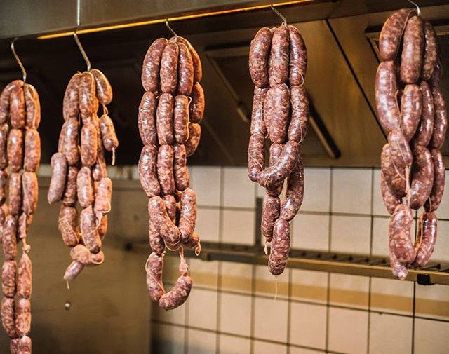 Chorizos November 2019. Homemade.  Last batch of our Argentine chorizos. Secret formula from one of the founders of Fuego back in 2003. Our friend, grill master, grill coach Juan Manuel Sancho, &ldquo;juanito&rdquo; el cordob&eacute;s. Thank you for 