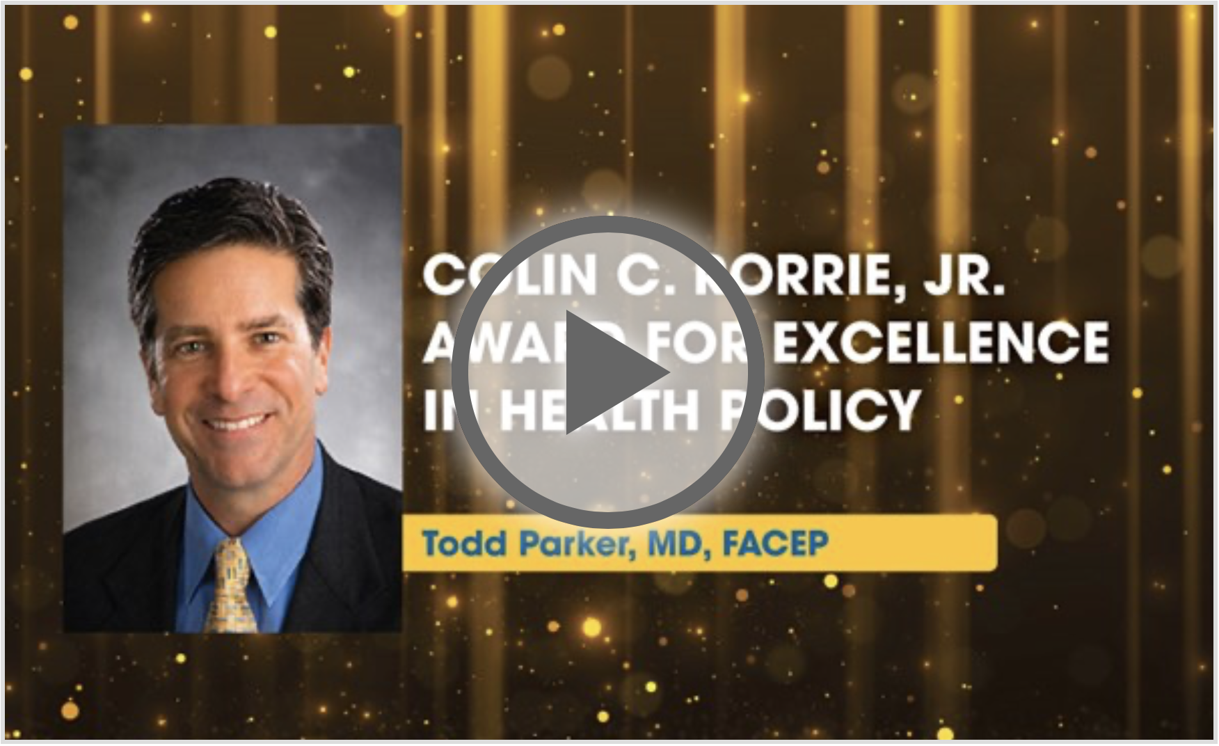 Virginia emergency physician and healthcare policy leader Parker honored by ACEP