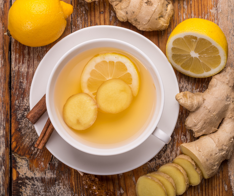 honey and ginger tea to support your energy levels