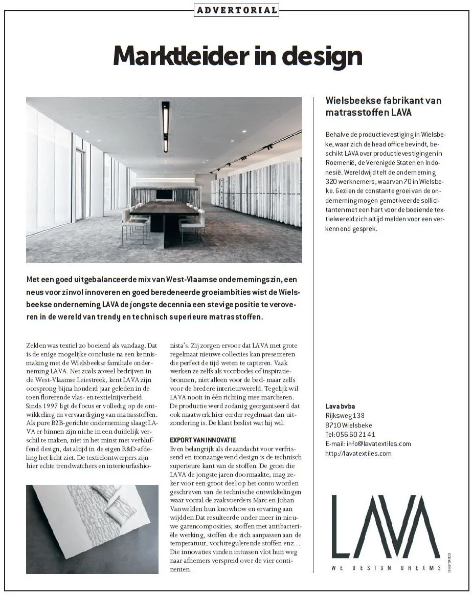 Artikel 'Krant van West-Vlaanderen' (Dutch)