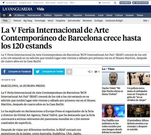 La Vanguardia Newspaper