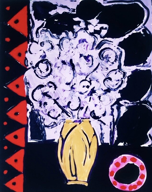 Natalia Rose | "Nature morte le bouquet violet, 2020" (Denmark)