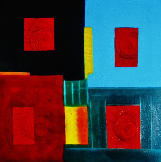 Rene Berrut | "DECONFINEMENT 60/60/5 Huile sur Toile 2021" (Suisse)