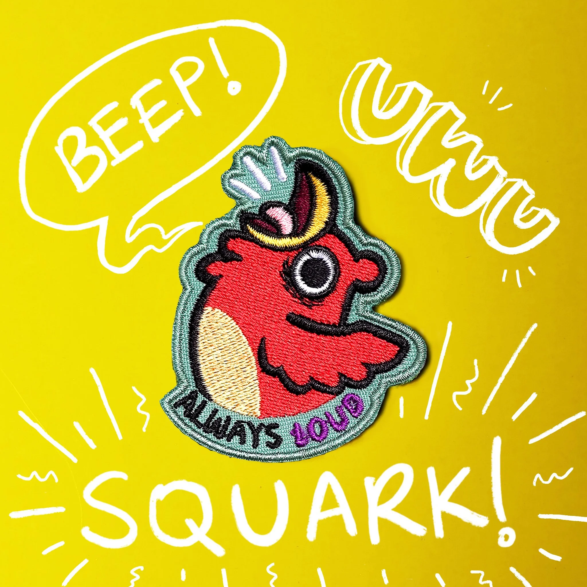 Always Loud Iron on patch