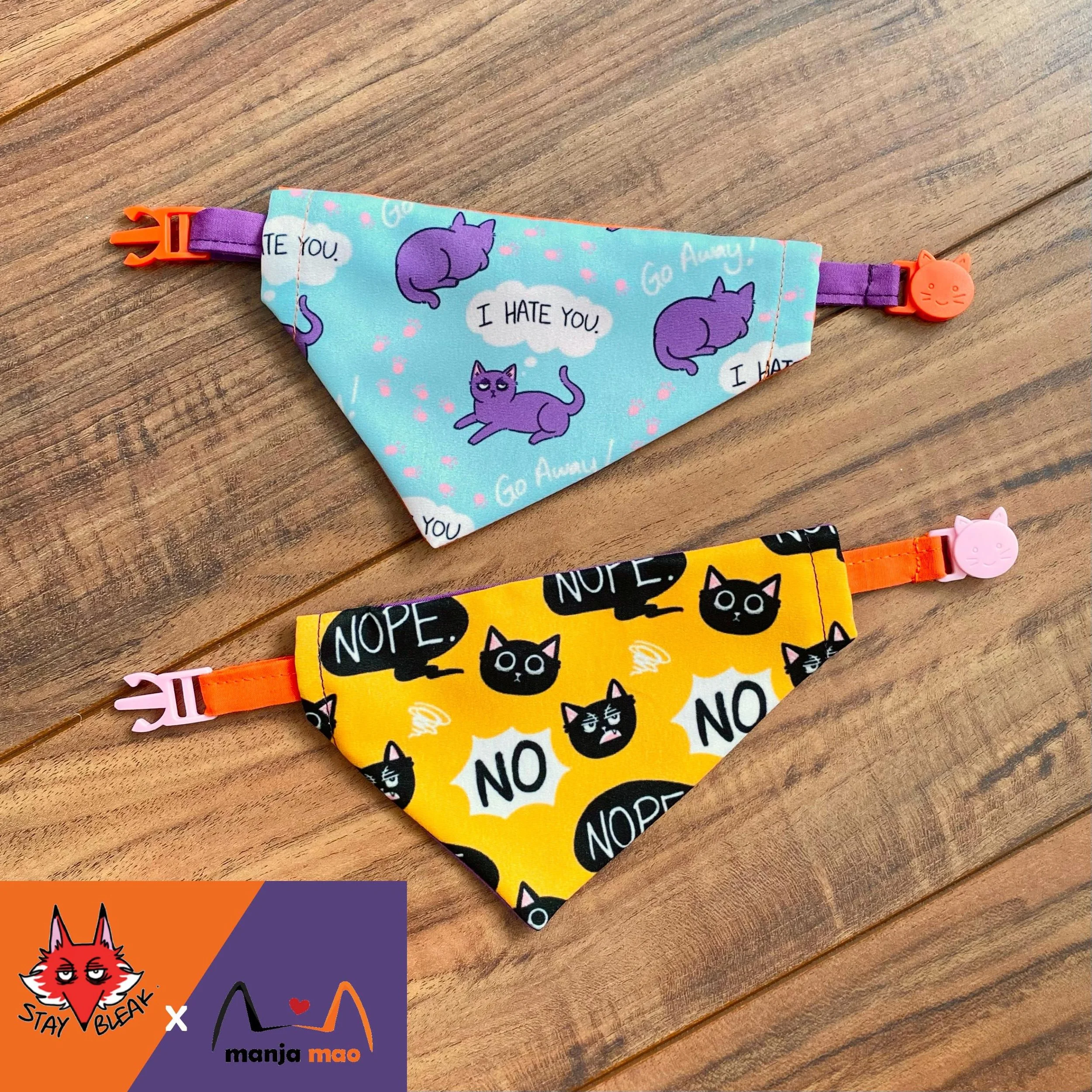 Bleak x Manja Mao Bandana Collar