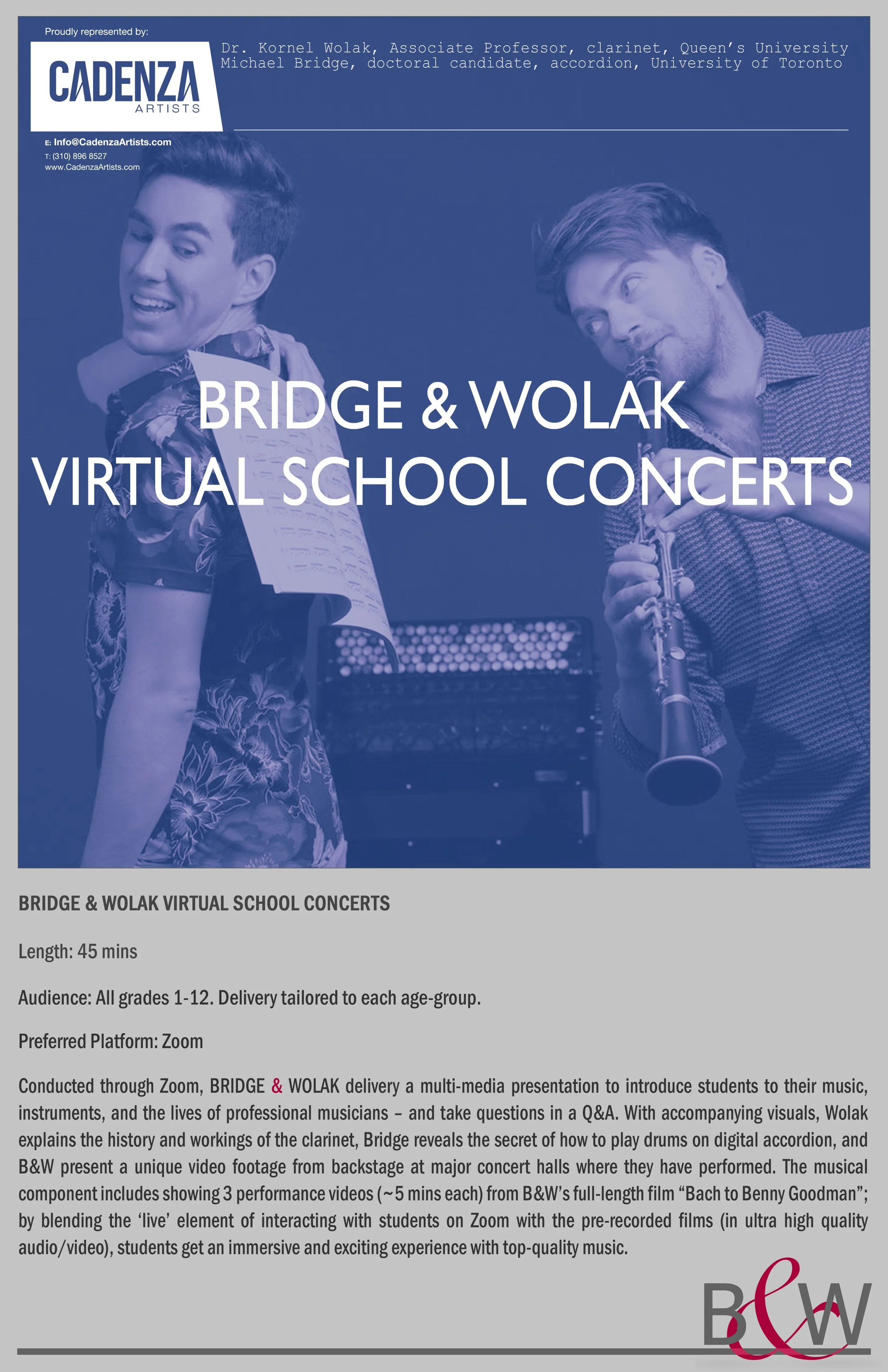 VIRTUAL SCHOOL SHOW, GRADES 1-12