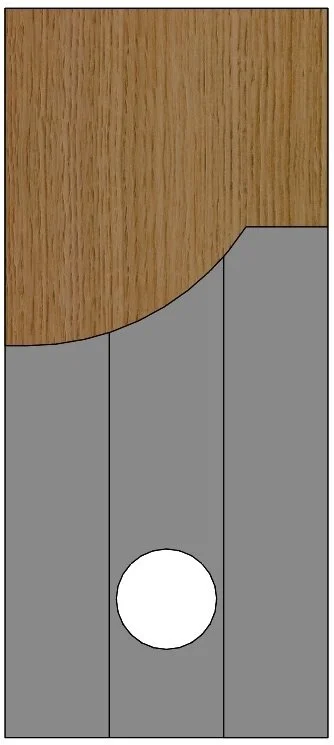 #10 Corob Bead Molding Knife