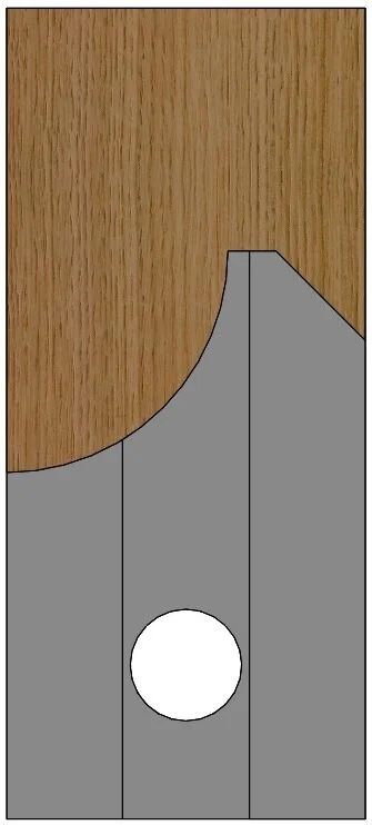 #19 Corob Bead & Bevel Molding Knife