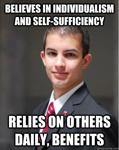 Leave your individual pride at the door man